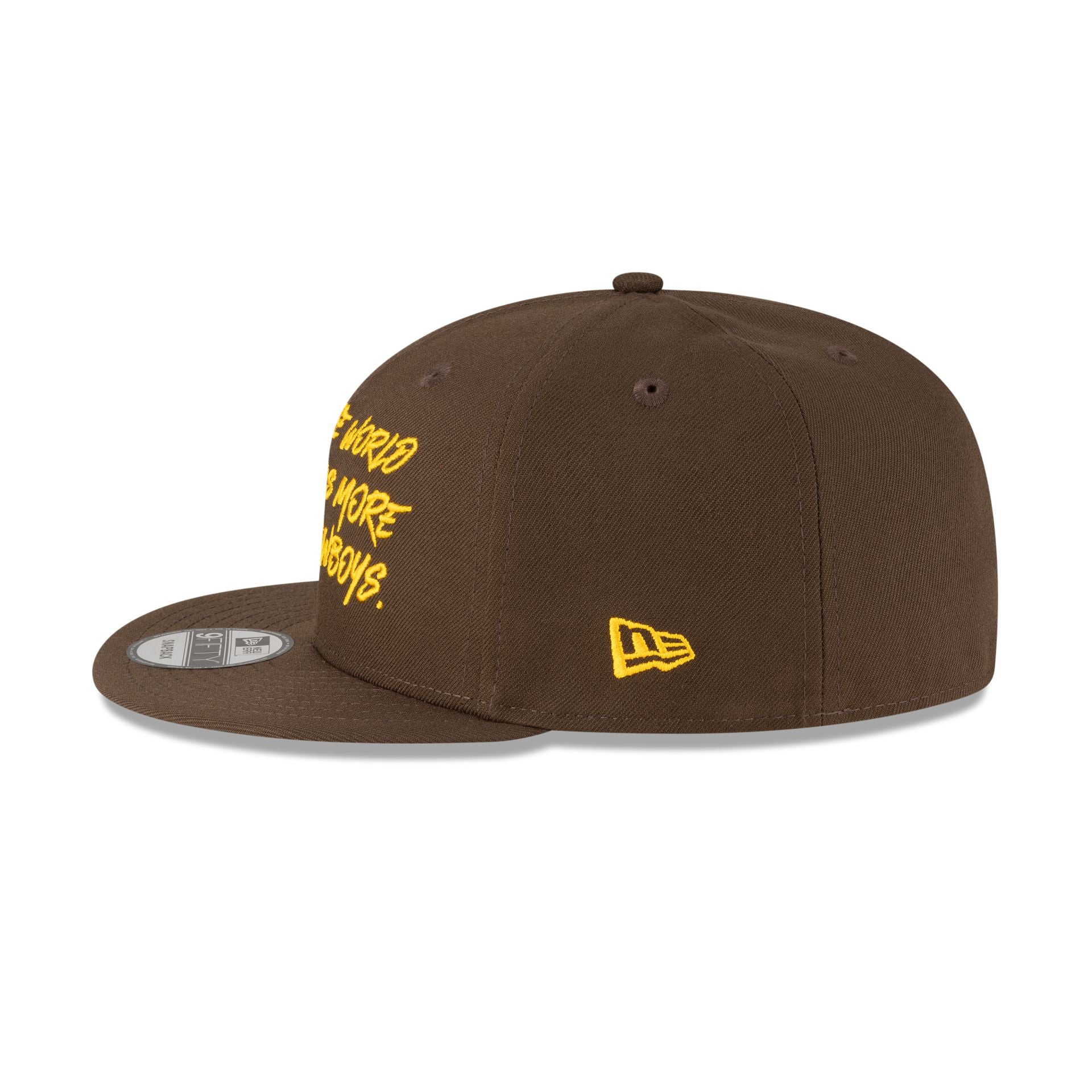 Wyoming Cowboys Josh Allen Jersey Retirement More Cowboys 9FIFTY Snapback Hat - Image 5