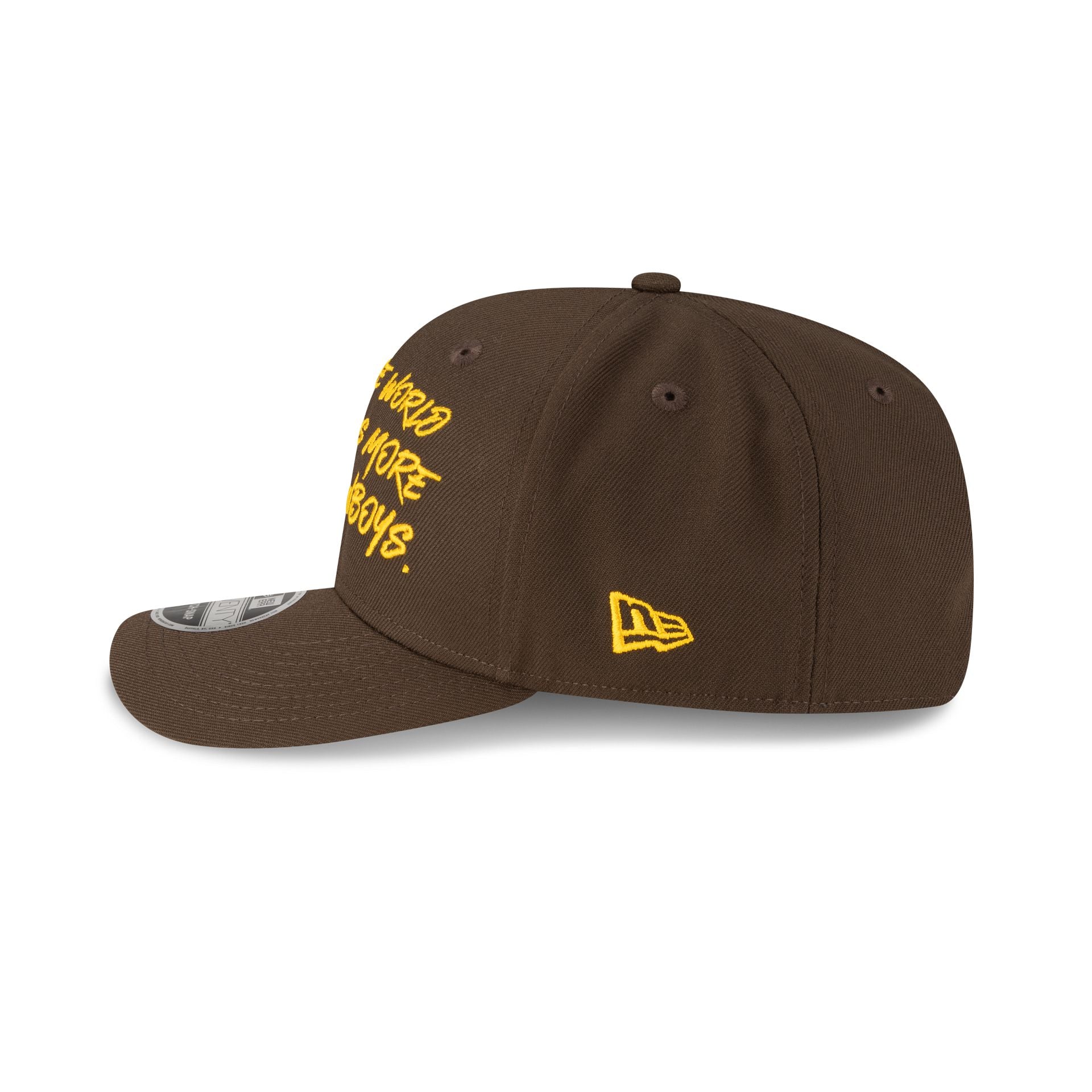 Wyoming Cowboys Josh Allen Jersey Retirement More Cowboys 9SEVENTY Stretch-Snap Hat - Image 5