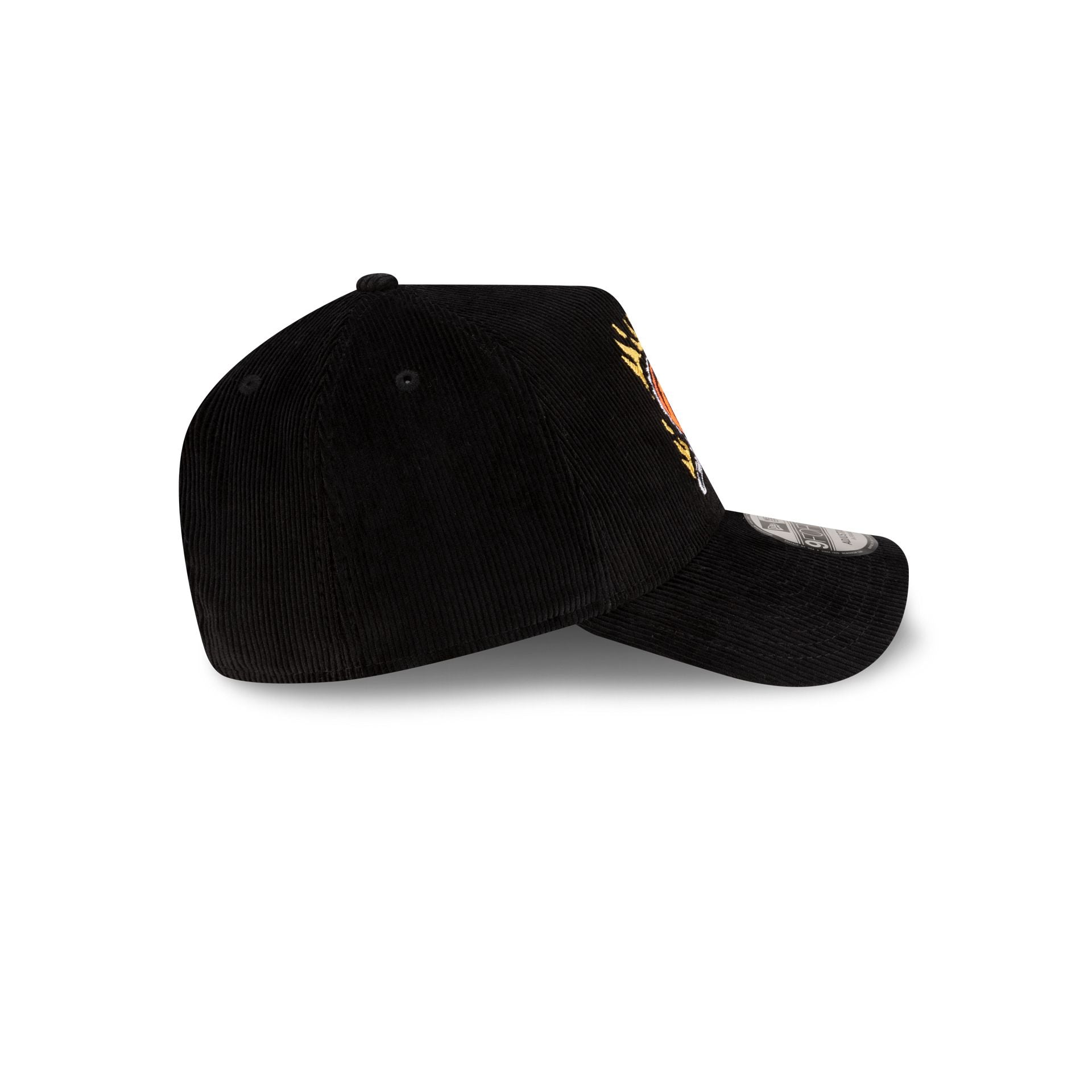 Stranger Things Hellfire Club Black Corduroy 9FORTY A-Frame Snapback Hat - Image 5
