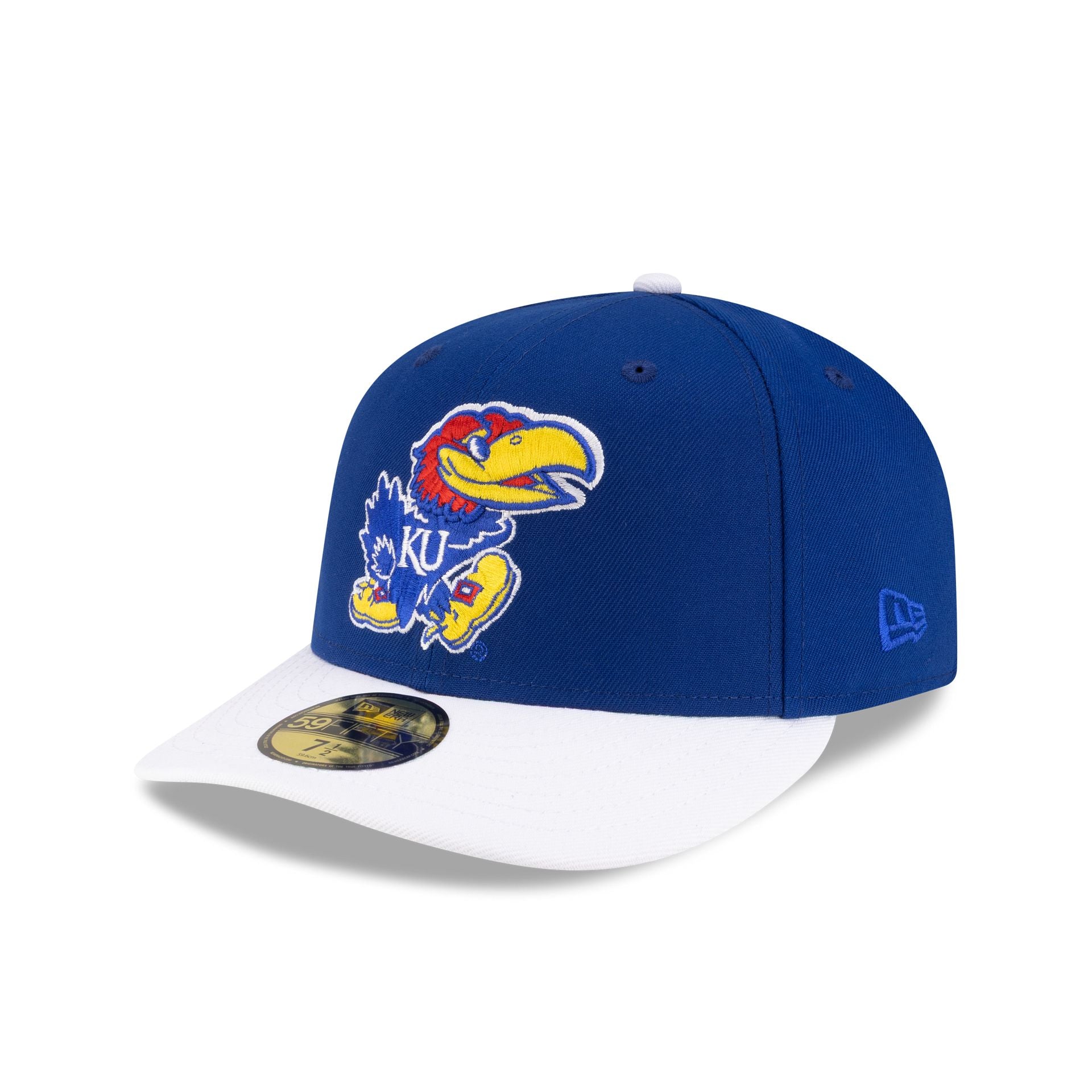 Just Caps College Champions Sidepatch Kansas Jayhawks 59FIFTY Fitted H - Image 3