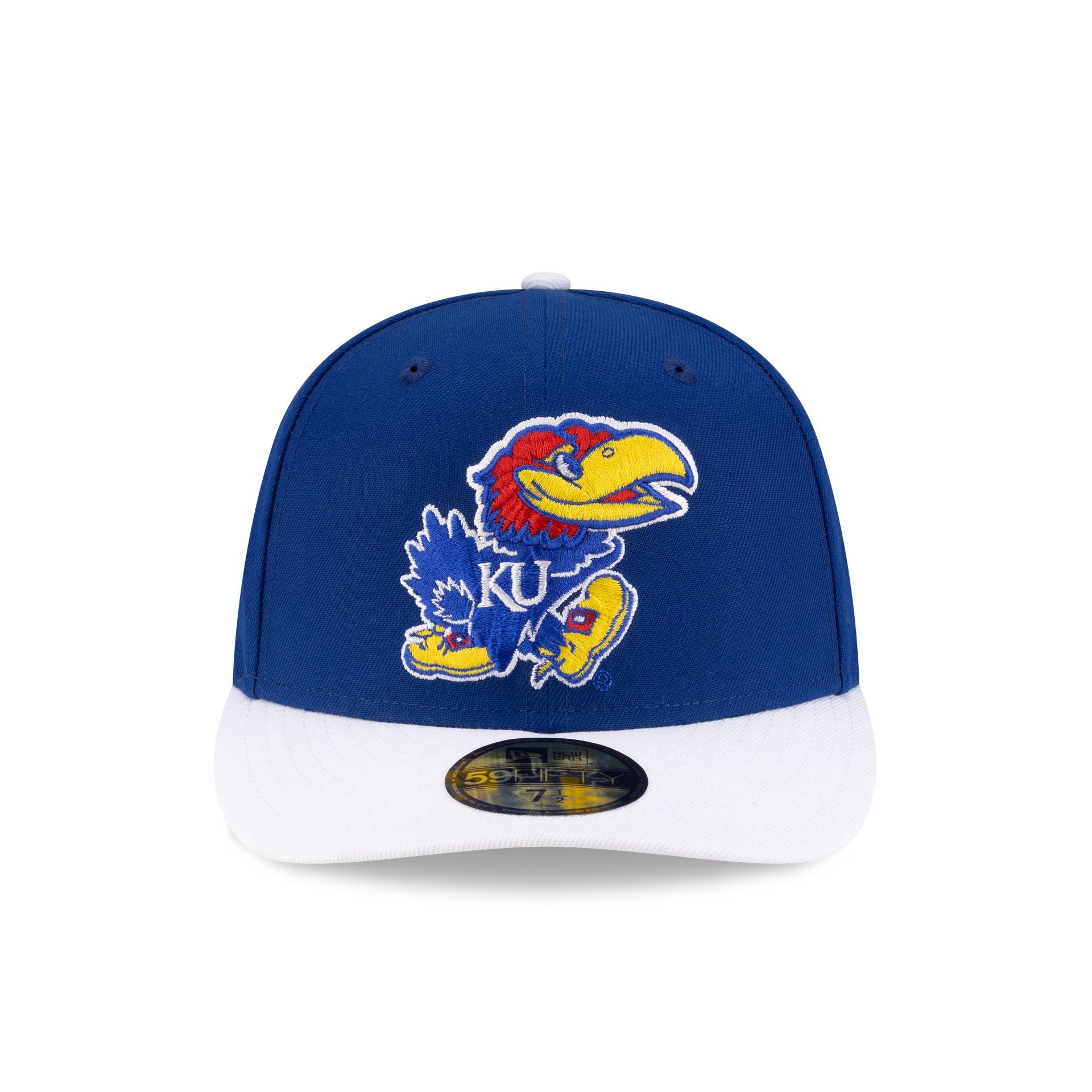 Just Caps College Champions Sidepatch Kansas Jayhawks 59FIFTY Fitted H - Image 2