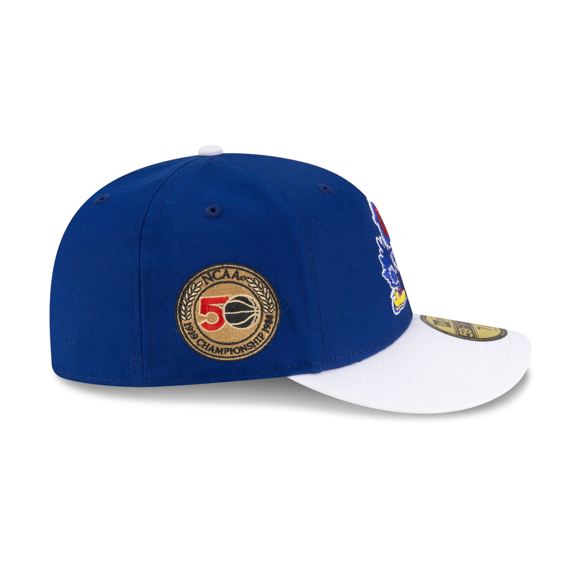 Just Caps College Champions Sidepatch Kansas Jayhawks 59FIFTY Fitted H - Image 4