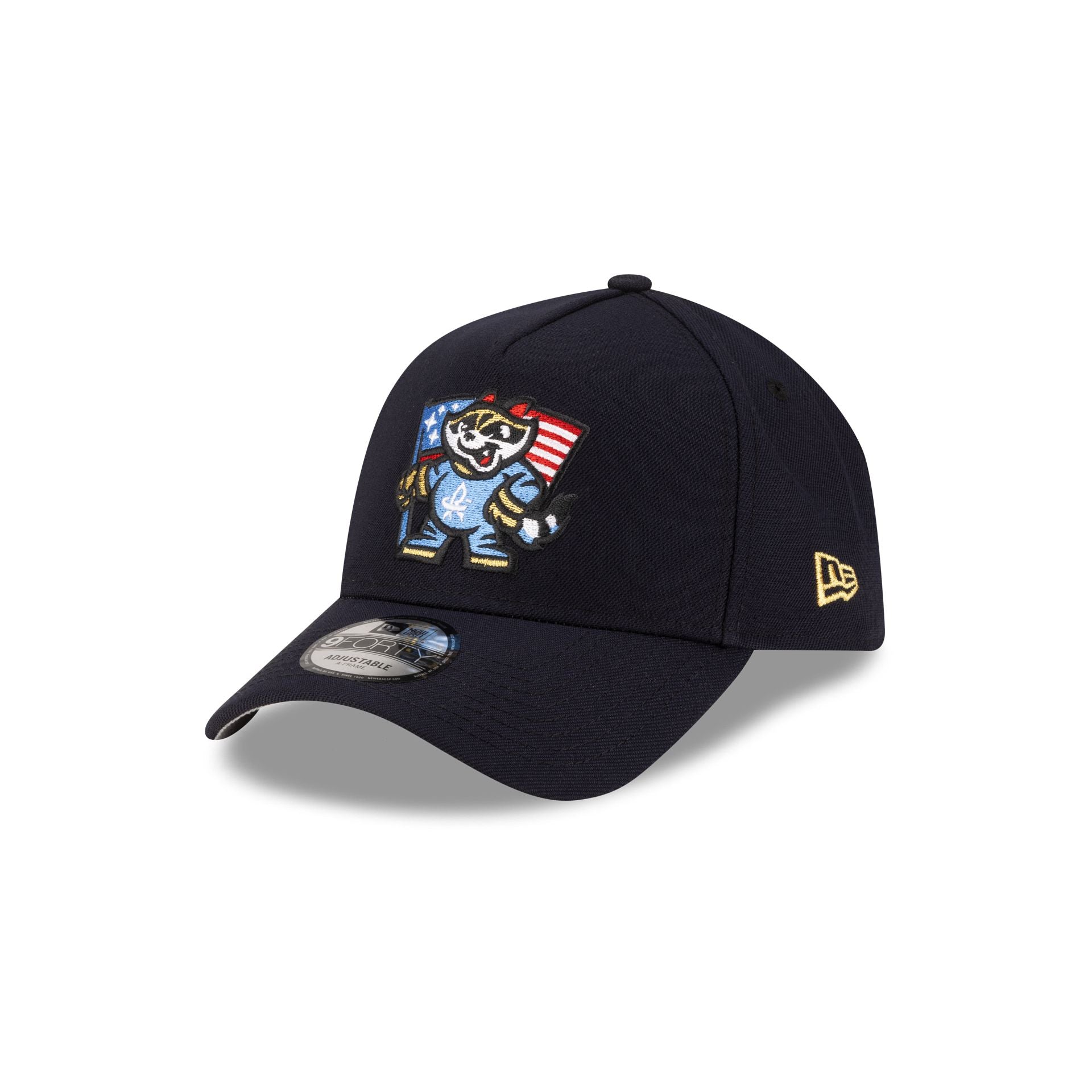 Rocket City Trash Pandas Americana 9FORTY A-Frame Snapback Hat