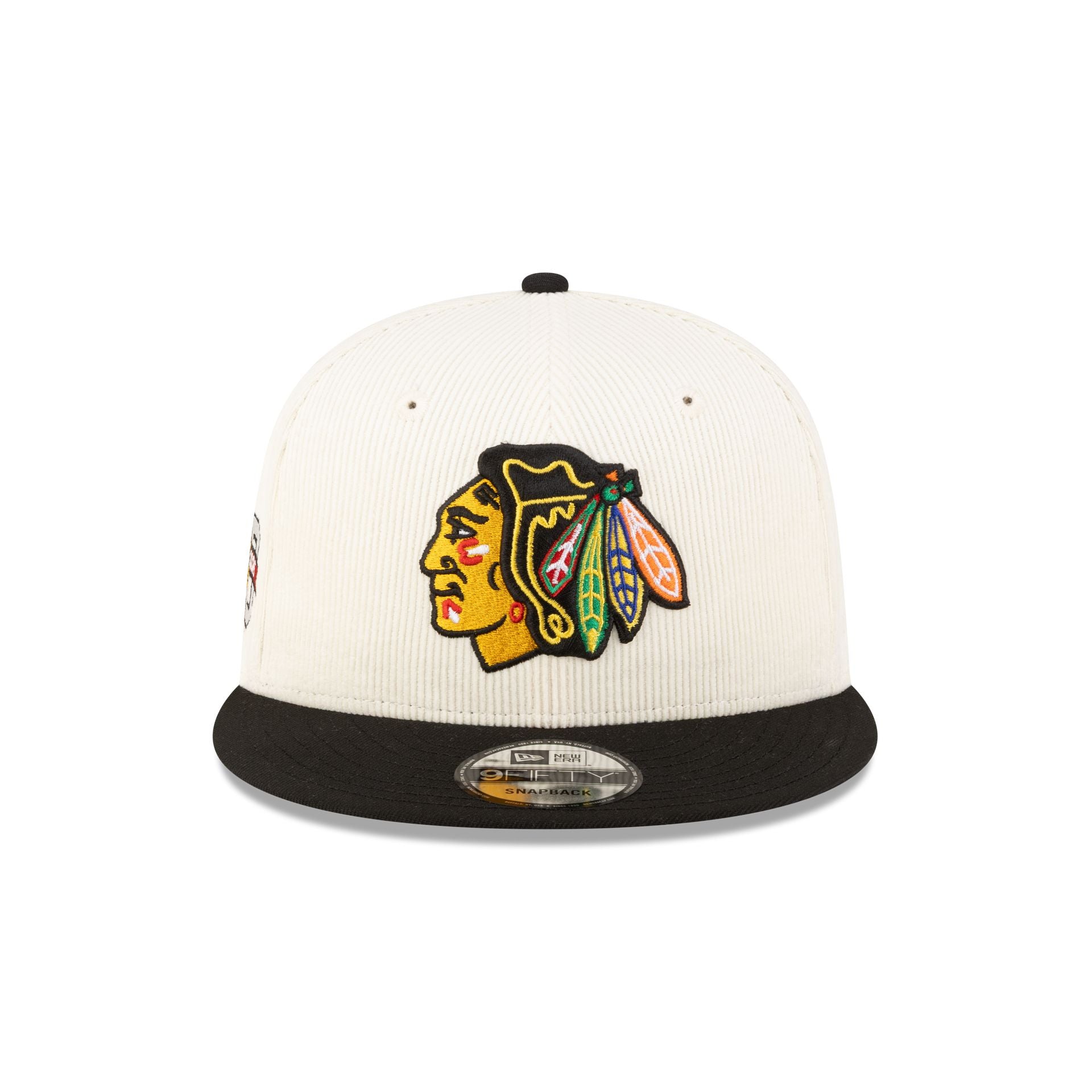Chicago Blackhawks 100th Anniversary Chrome Corduroy 9FIFTY Snapback H - Image 2