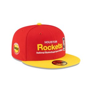 Houston Rockets 1972-1995 Hardwood Classics Sign Stack 59FIFTY Fitted
