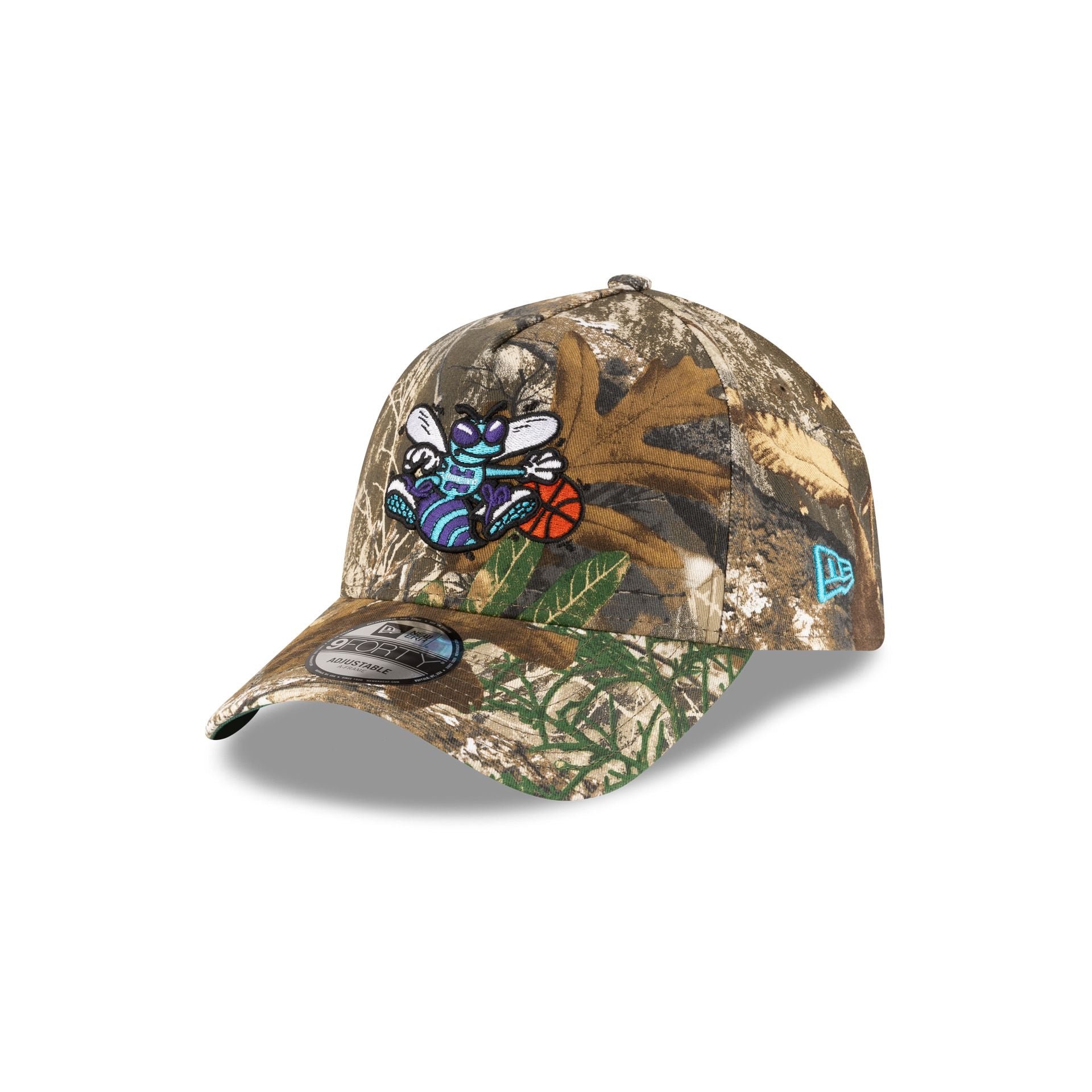 Charlotte Hornets 1988-2002 Hardwood Classics Realtree 9FORTY A-Frame - Image 3