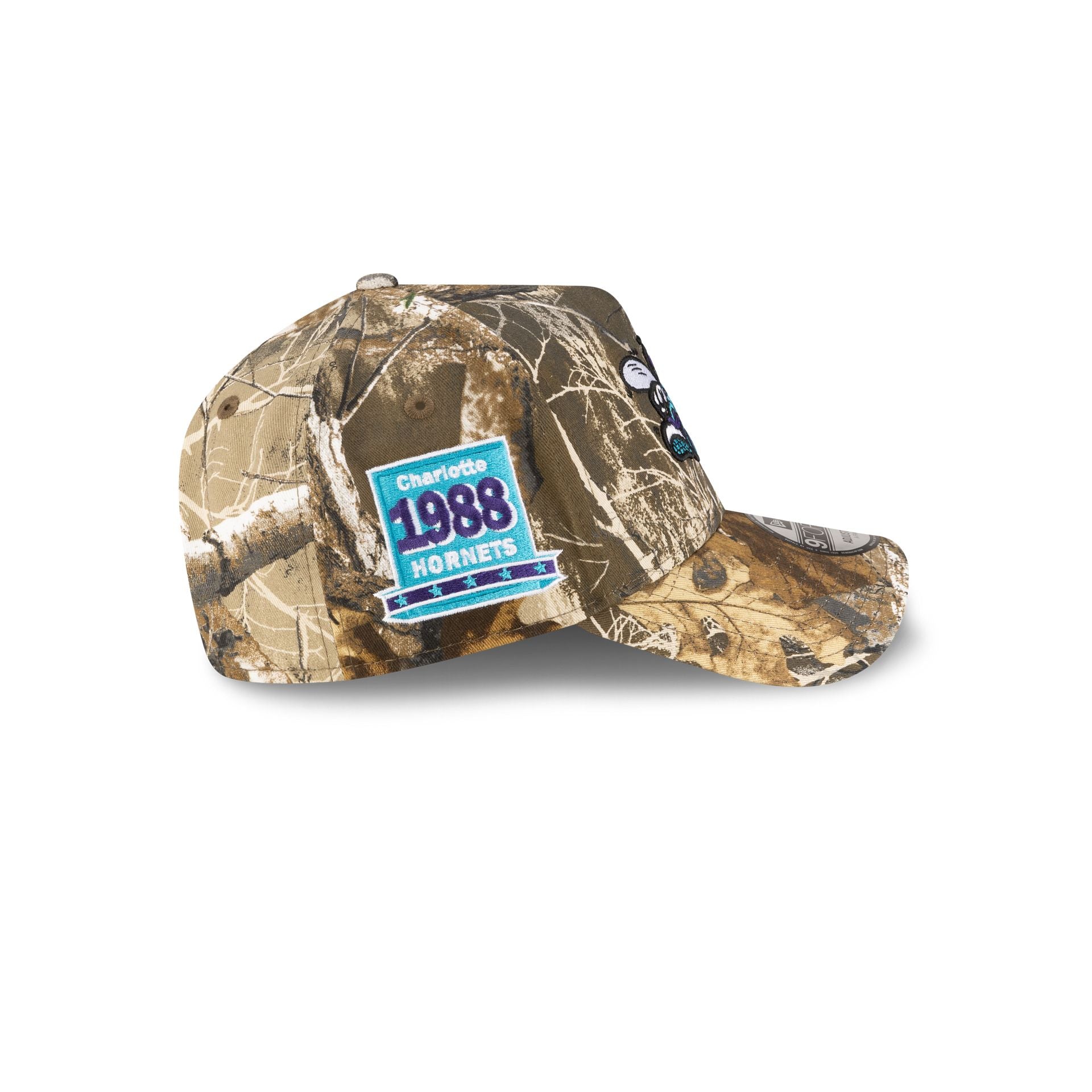 Charlotte Hornets 1988-2002 Hardwood Classics Realtree 9FORTY A-Frame - Image 4