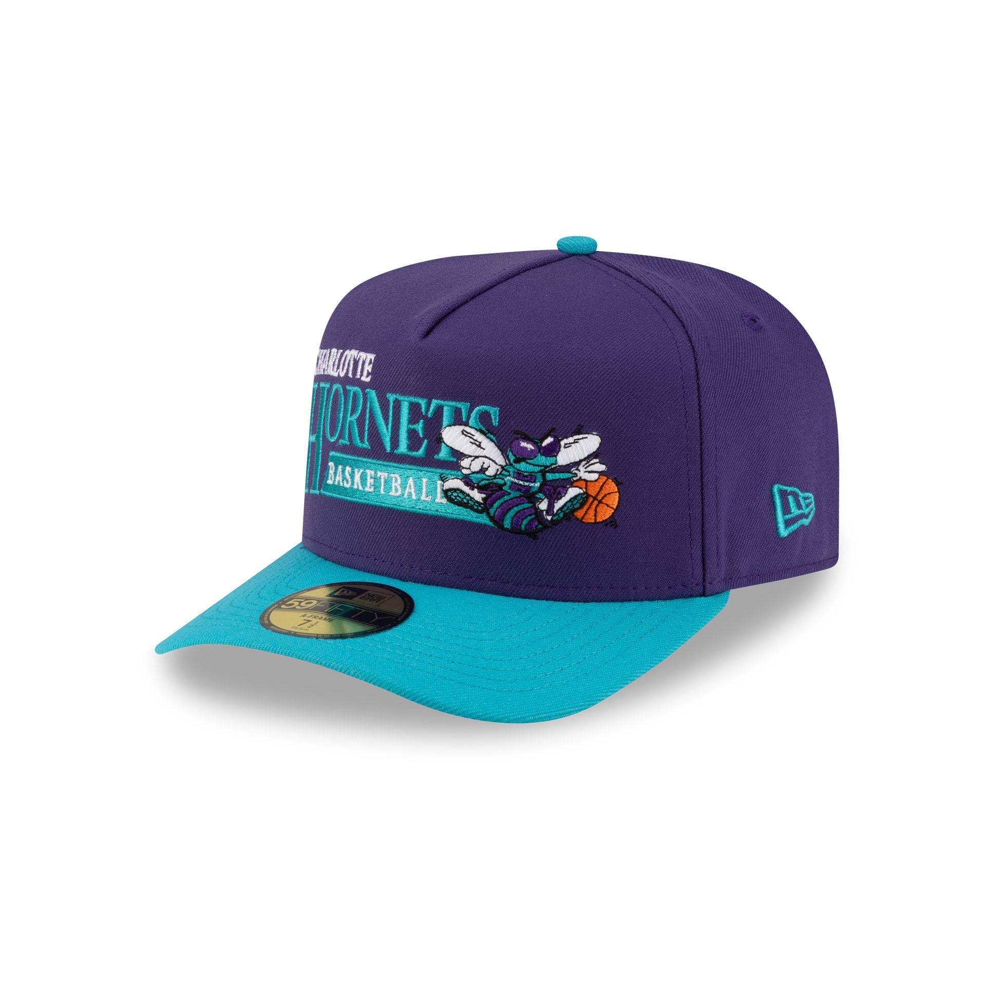 Charlotte Hornets 1988-2002 Hardwood Classics Liner 59FIFTY A-Frame Fi - Image 3
