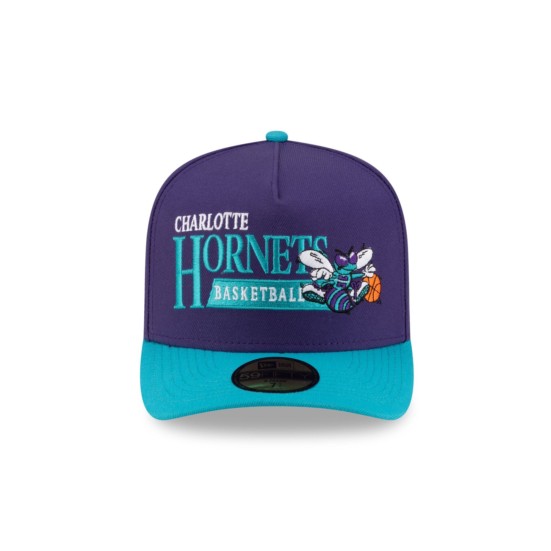 Charlotte Hornets 1988-2002 Hardwood Classics Liner 59FIFTY A-Frame Fi - Image 2