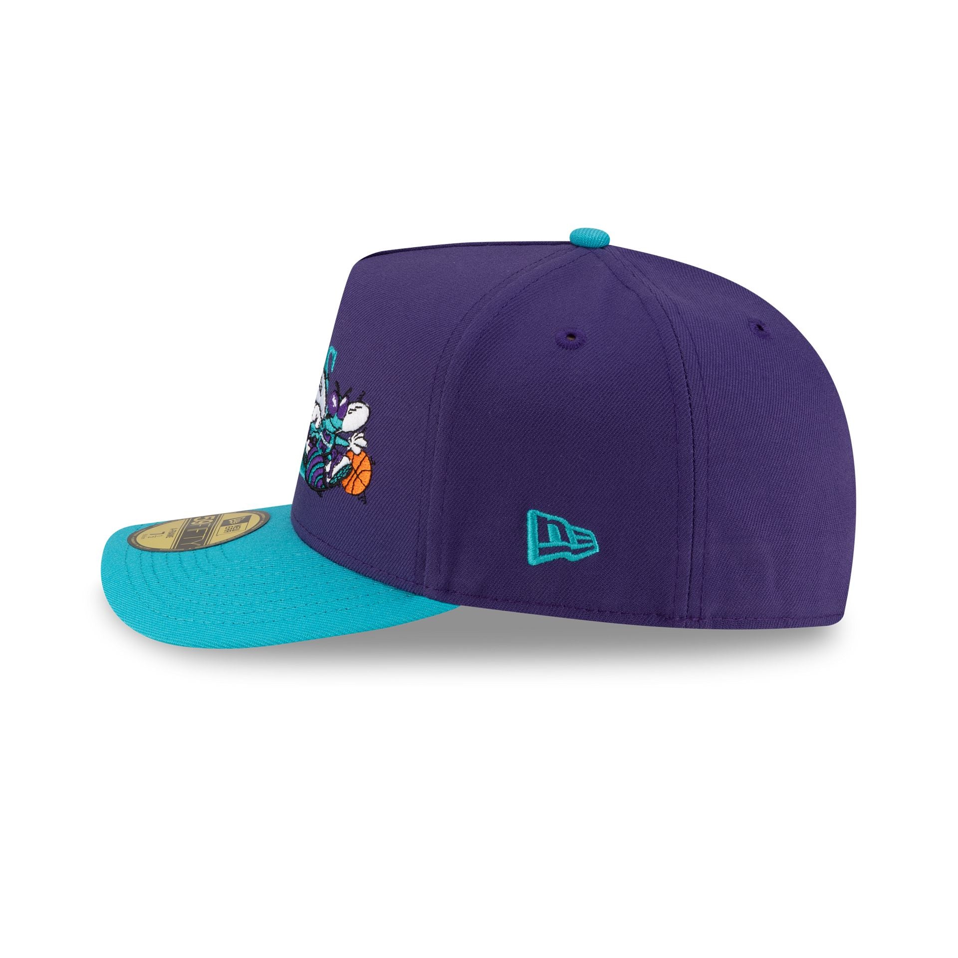 Charlotte Hornets 1988-2002 Hardwood Classics Liner 59FIFTY A-Frame Fi - Image 5