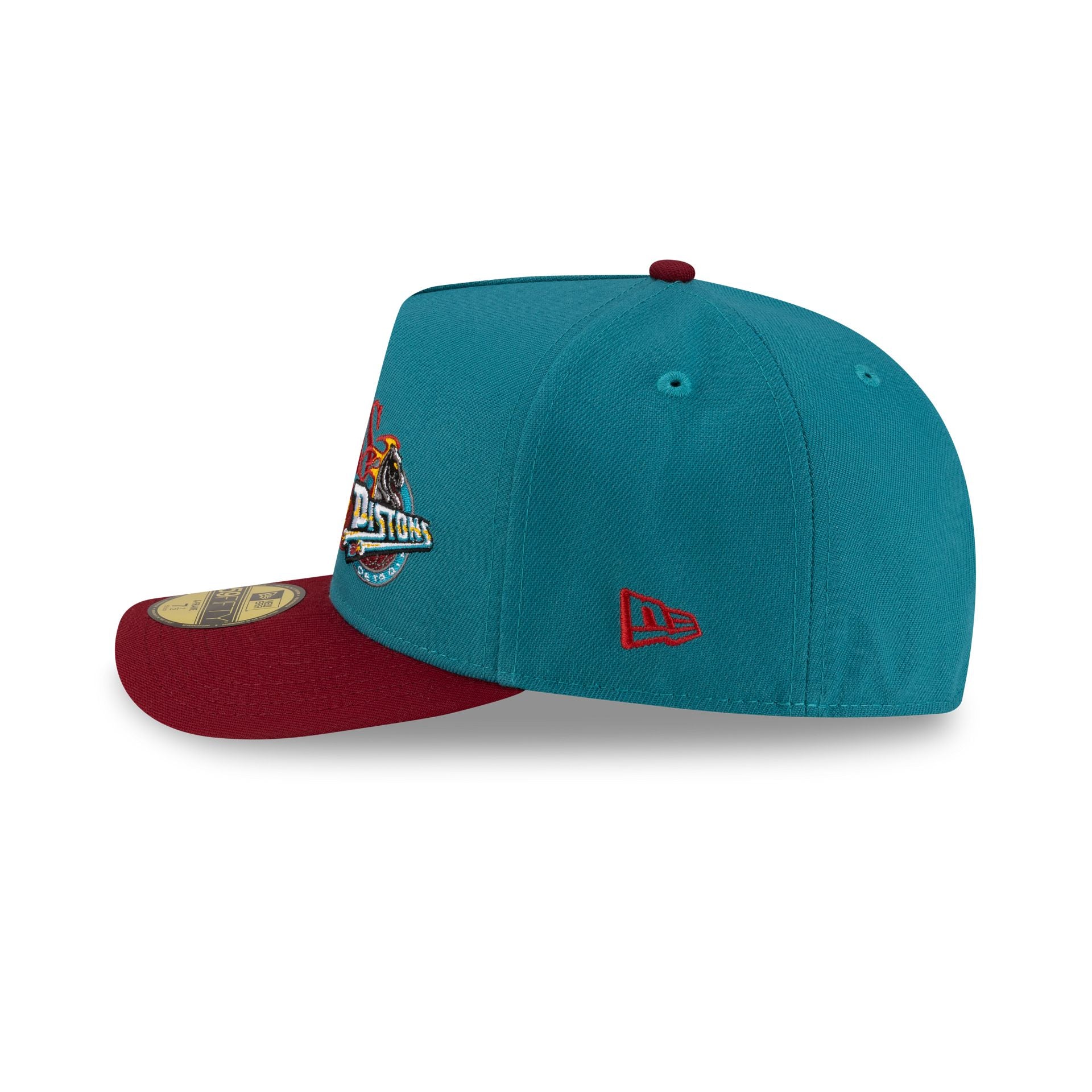 Detroit Pistons 1996-2001 Hardwood Classics Liner 59FIFTY A-Frame Fitt - Image 5