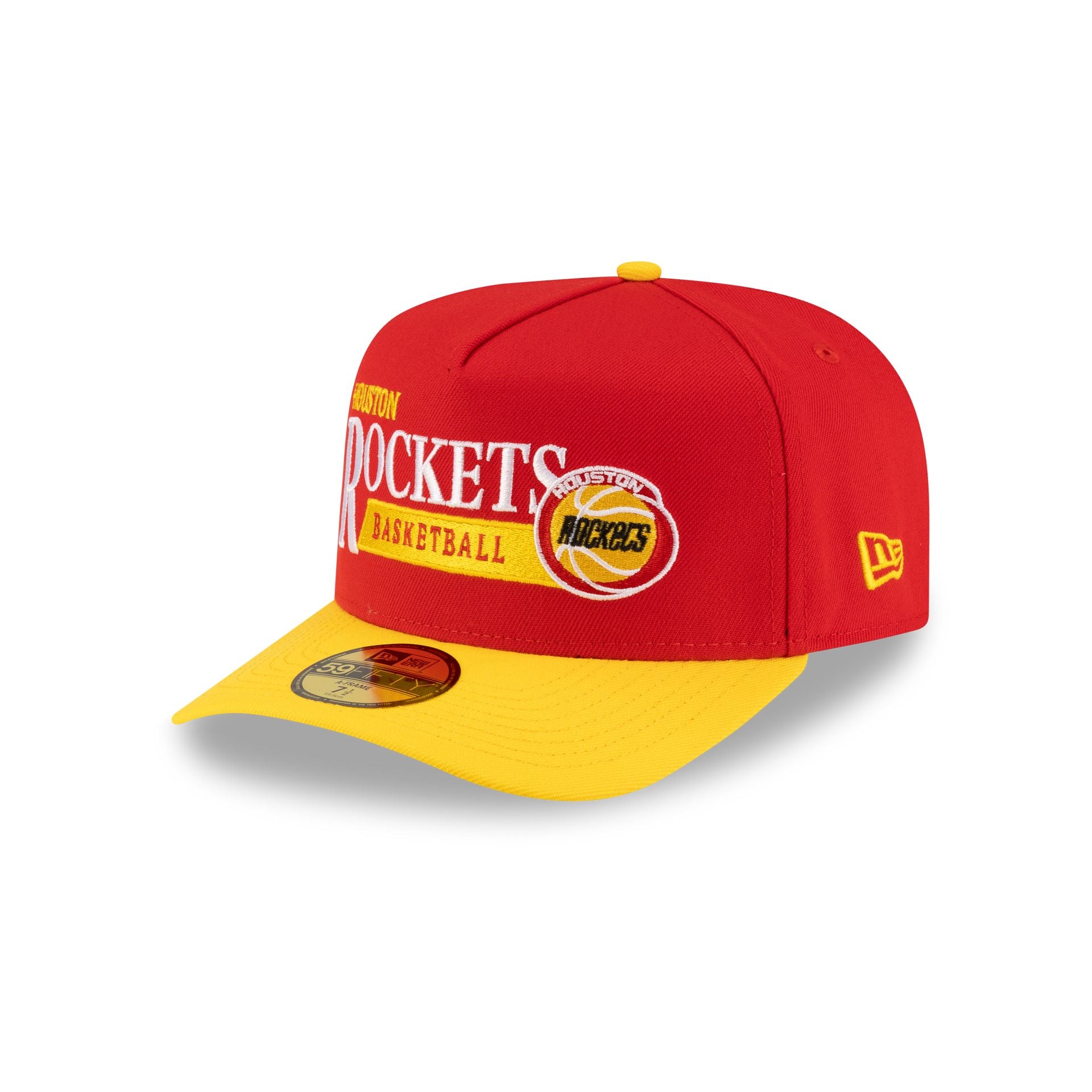 Houston Rockets 1972-1995 Hardwood Classics Liner 59FIFTY A-Frame Fitt - Image 3