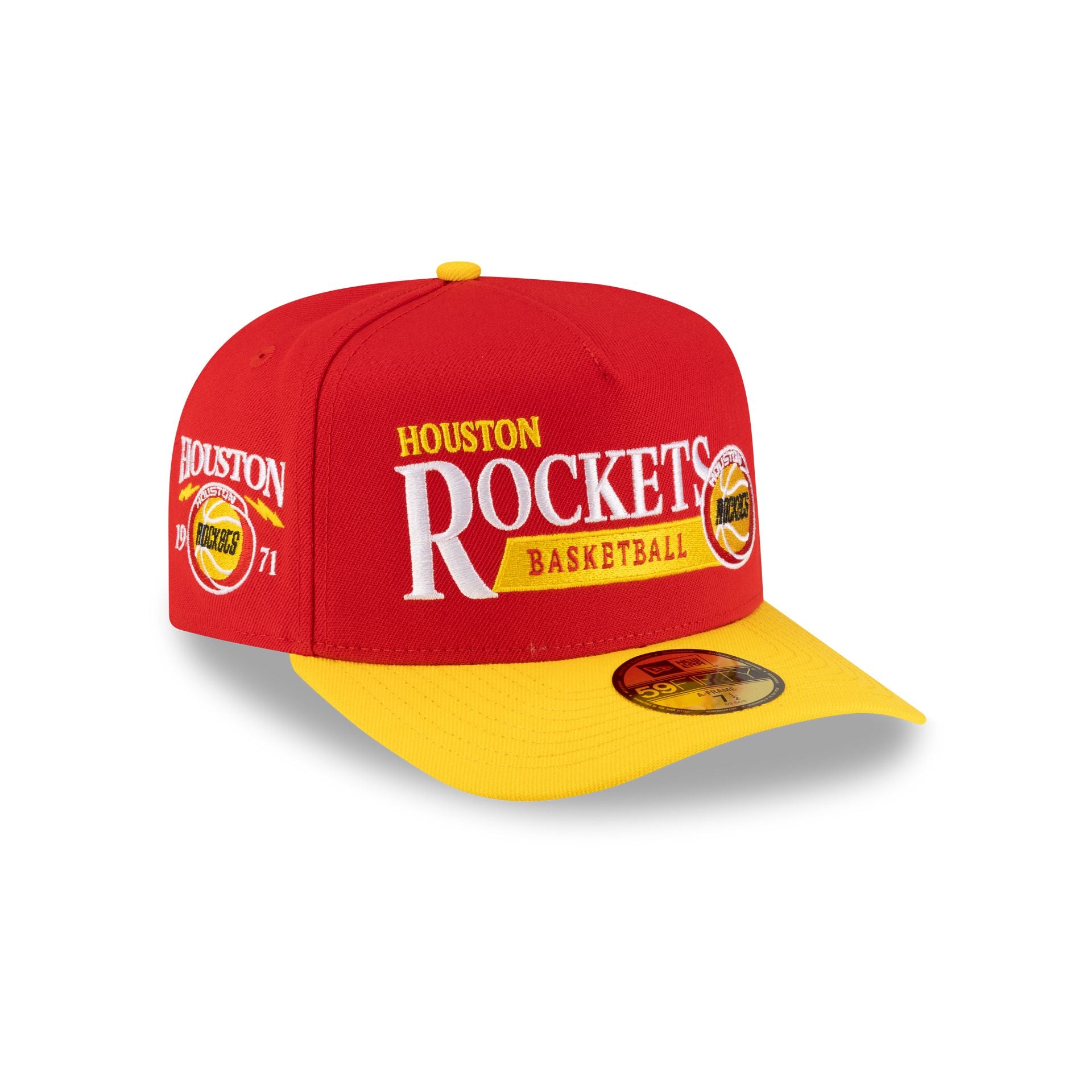 Houston Rockets 1972-1995 Hardwood Classics Liner 59FIFTY A-Frame Fitt