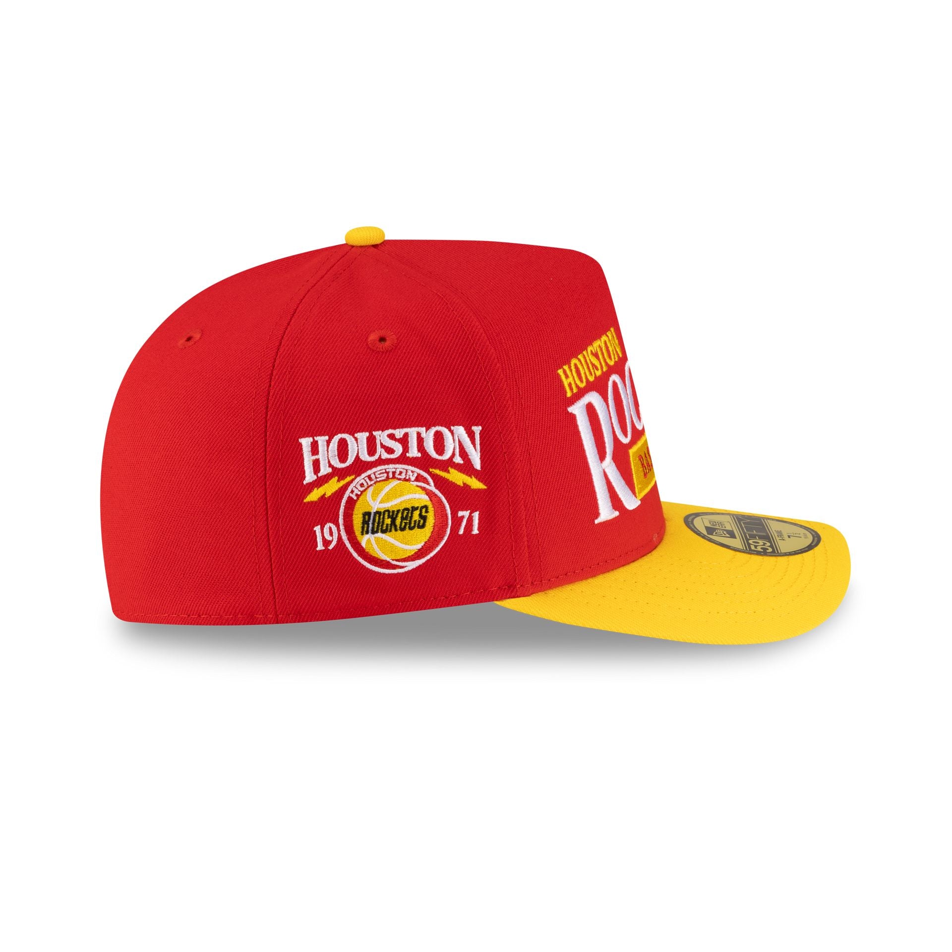 Houston Rockets 1972-1995 Hardwood Classics Liner 59FIFTY A-Frame Fitt - Image 4