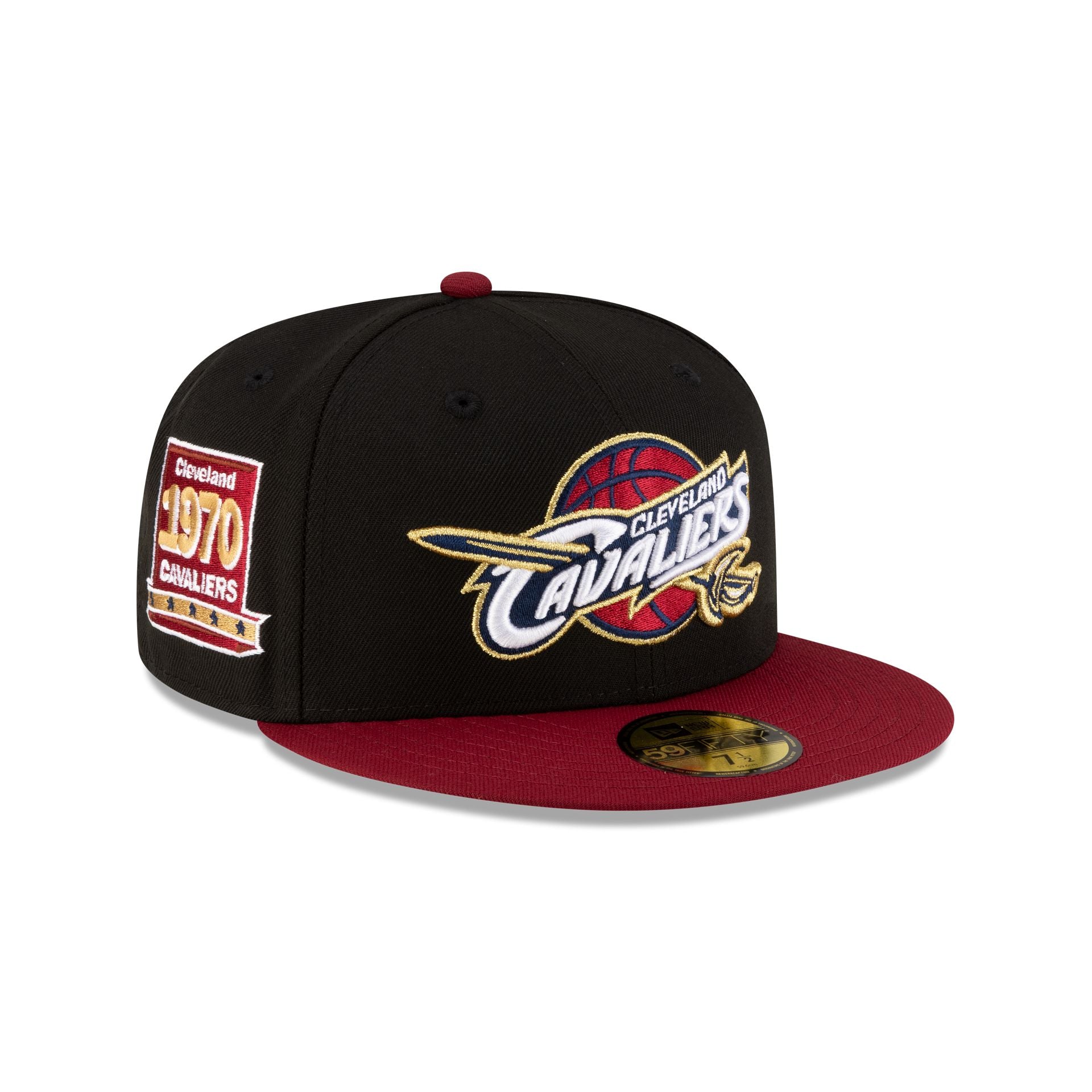 Cleveland Cavaliers 2010-2017 Hardwood Classics Black 59FIFTY Fitted H