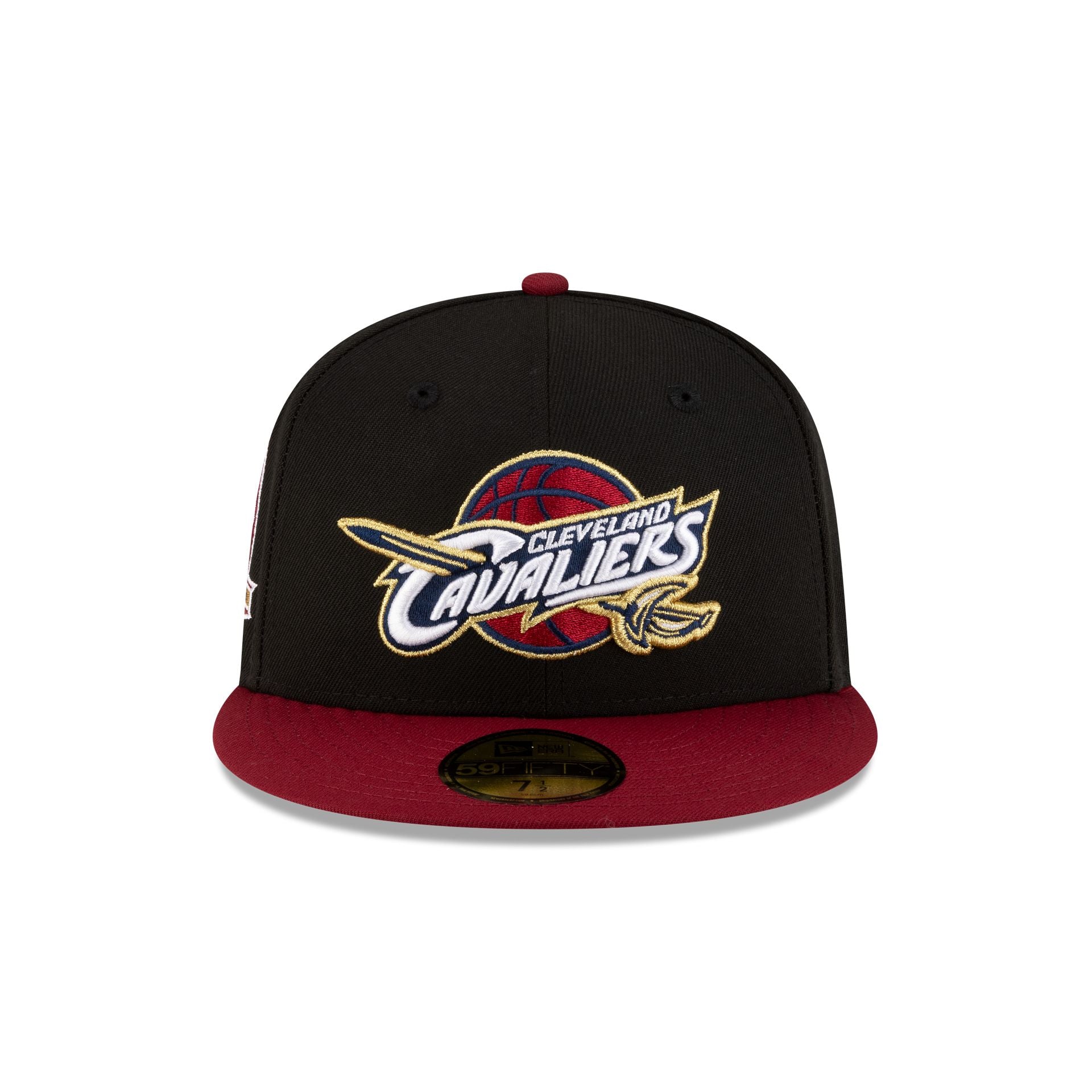 Cleveland Cavaliers 2010-2017 Hardwood Classics Black 59FIFTY Fitted H - Image 2