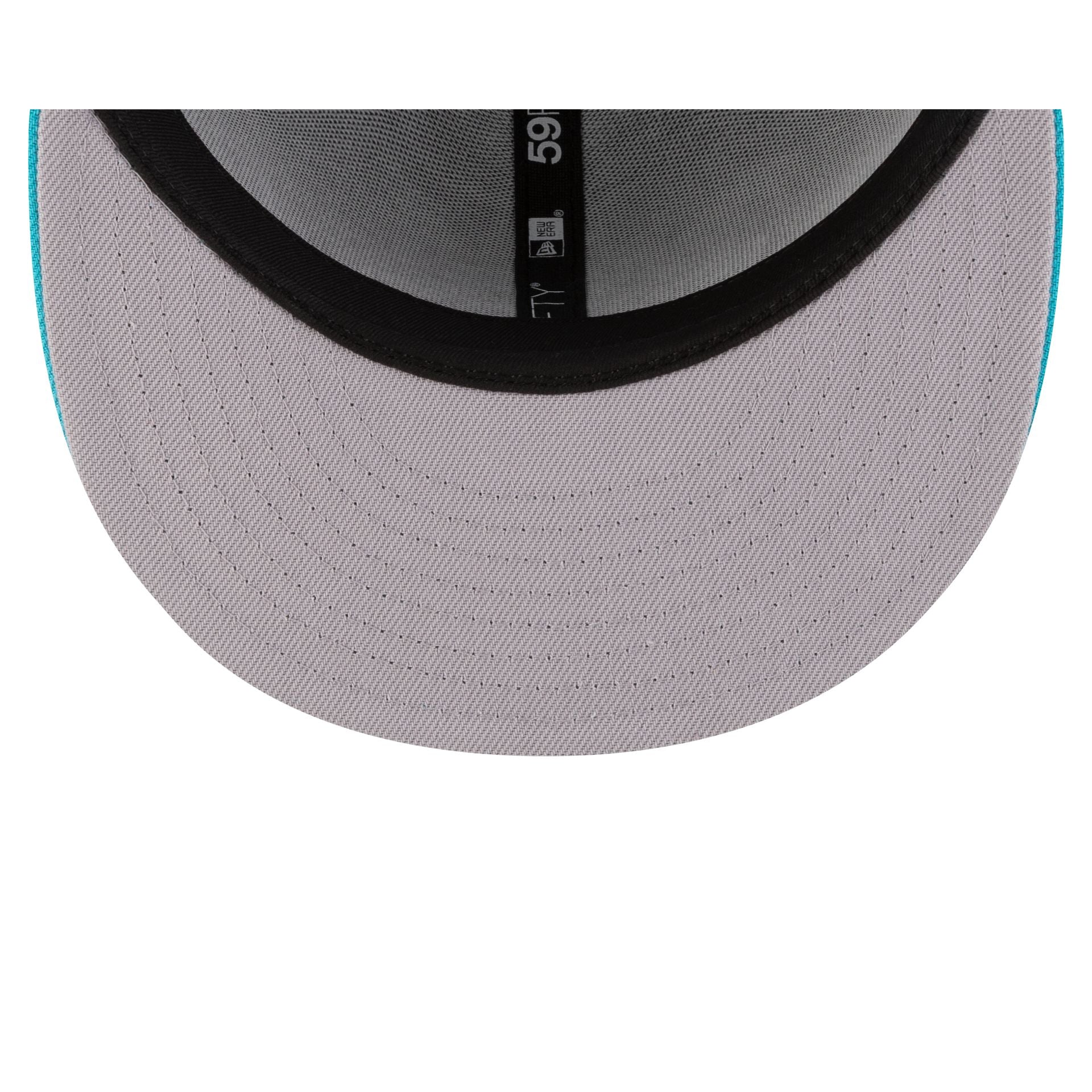 Charlotte Hornets 1988-2002 Hardwood Classics Black 59FIFTY Fitted Hat - Image 7