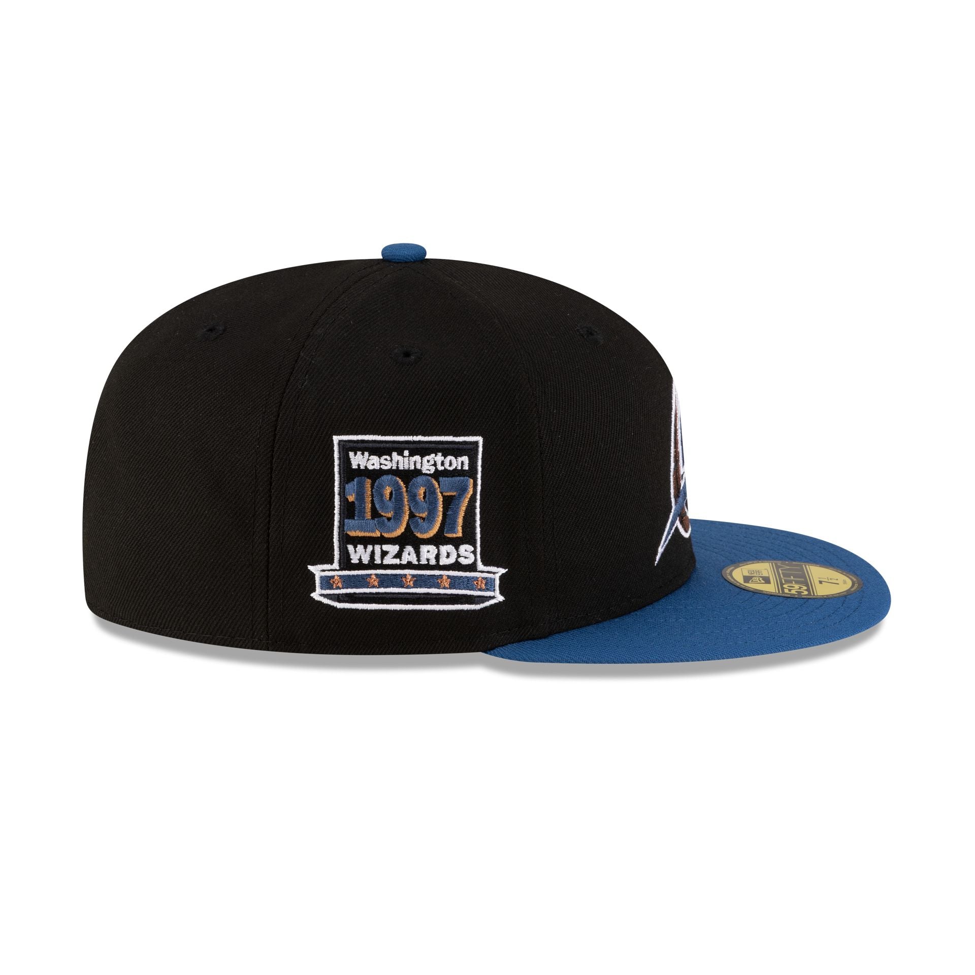 Washington Wizards 1997-2011 Hardwood Classics Black 59FIFTY Fitted Hat - Image 4