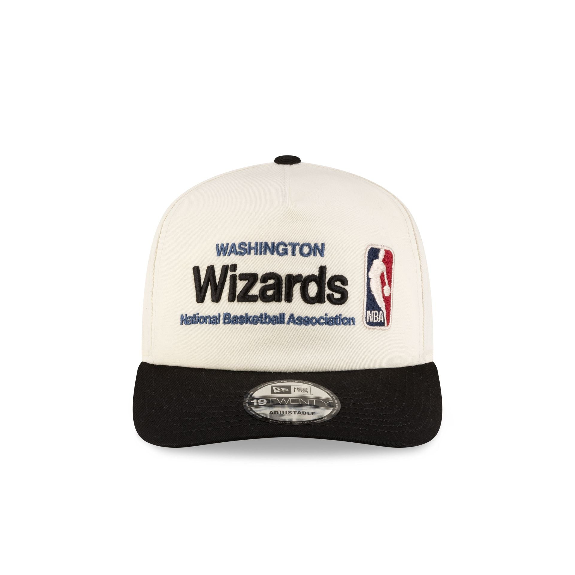 Washington Wizards 1997-2011 Hardwood Classics Sign Stack Chrome White 19TWENTY Adjustable Hat - Image 2
