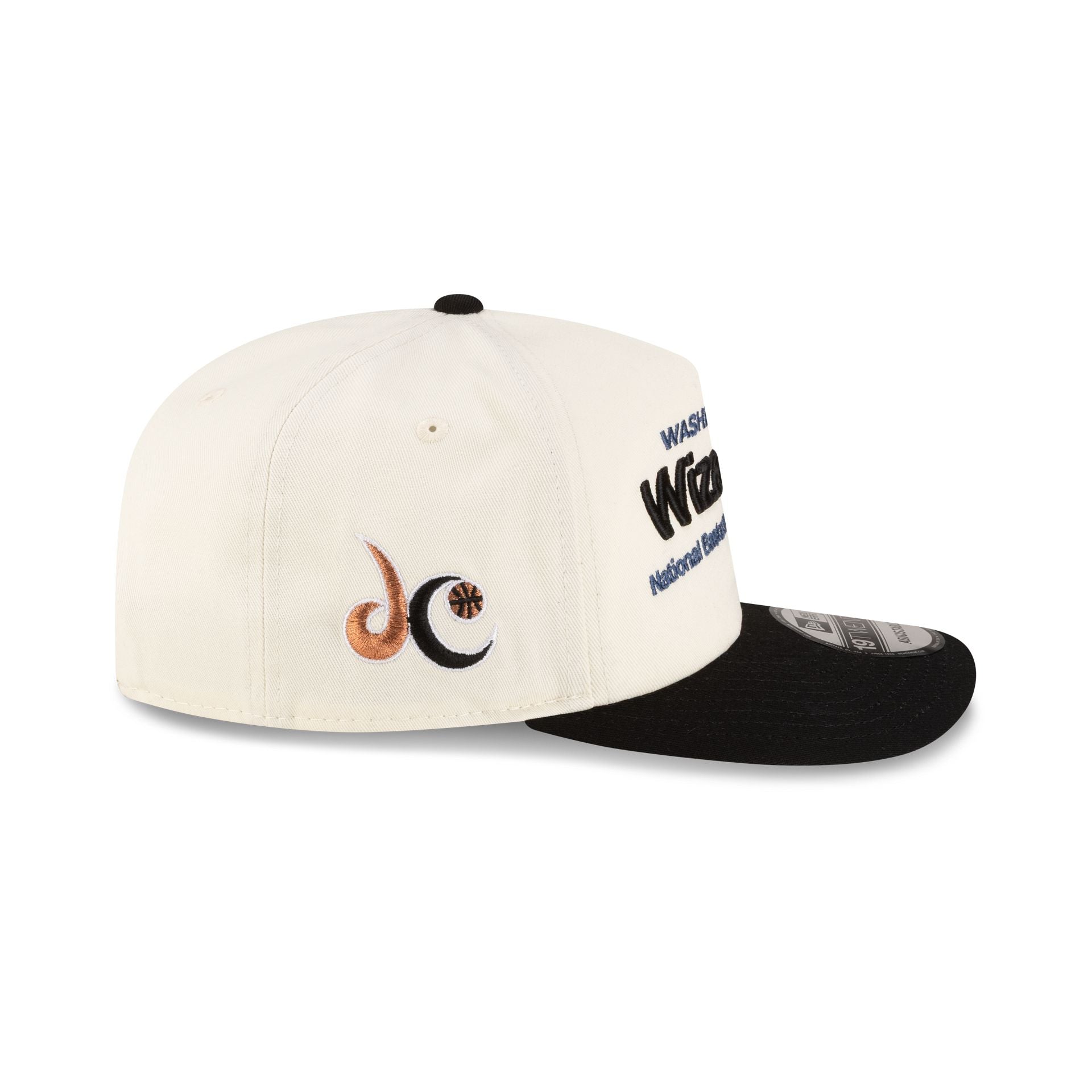 Washington Wizards 1997-2011 Hardwood Classics Sign Stack Chrome White 19TWENTY Adjustable Hat - Image 4