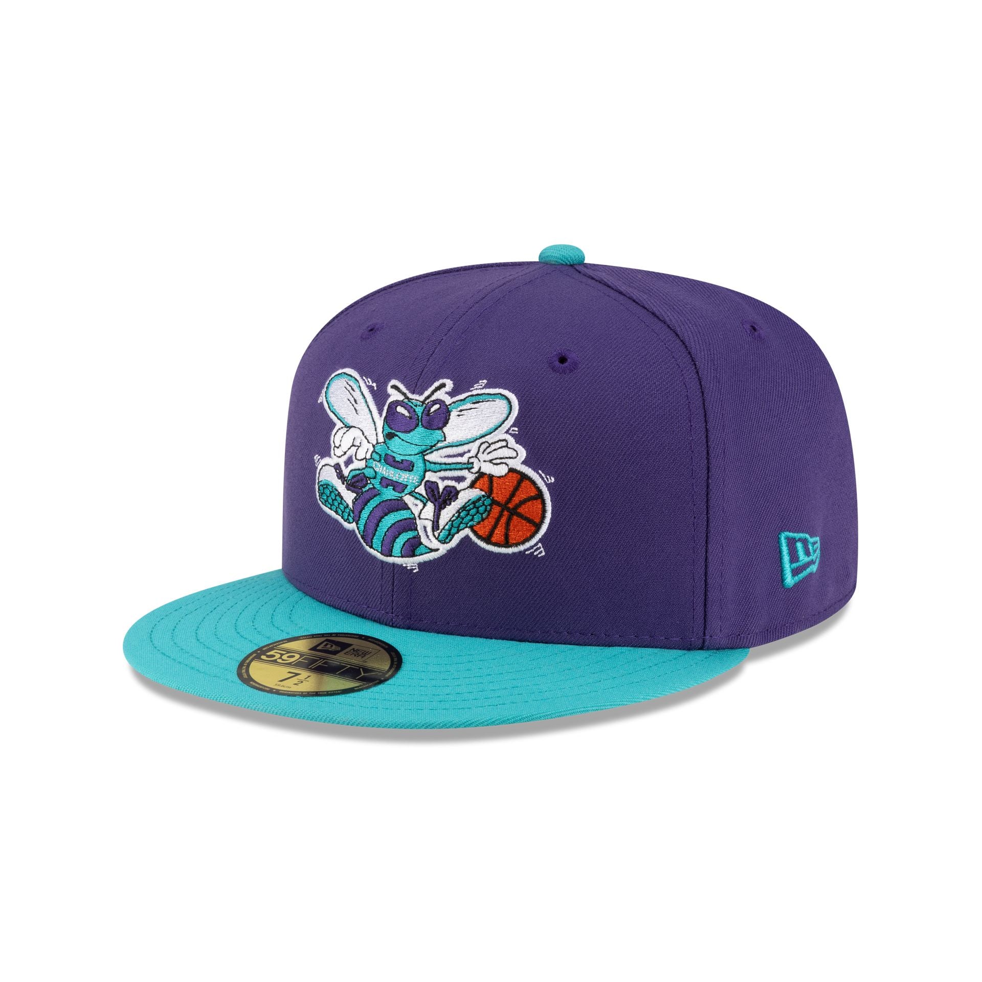 Charlotte Hornets 1988-2002 Hardwood Classics Express 59FIFTY Fitted H - Image 3