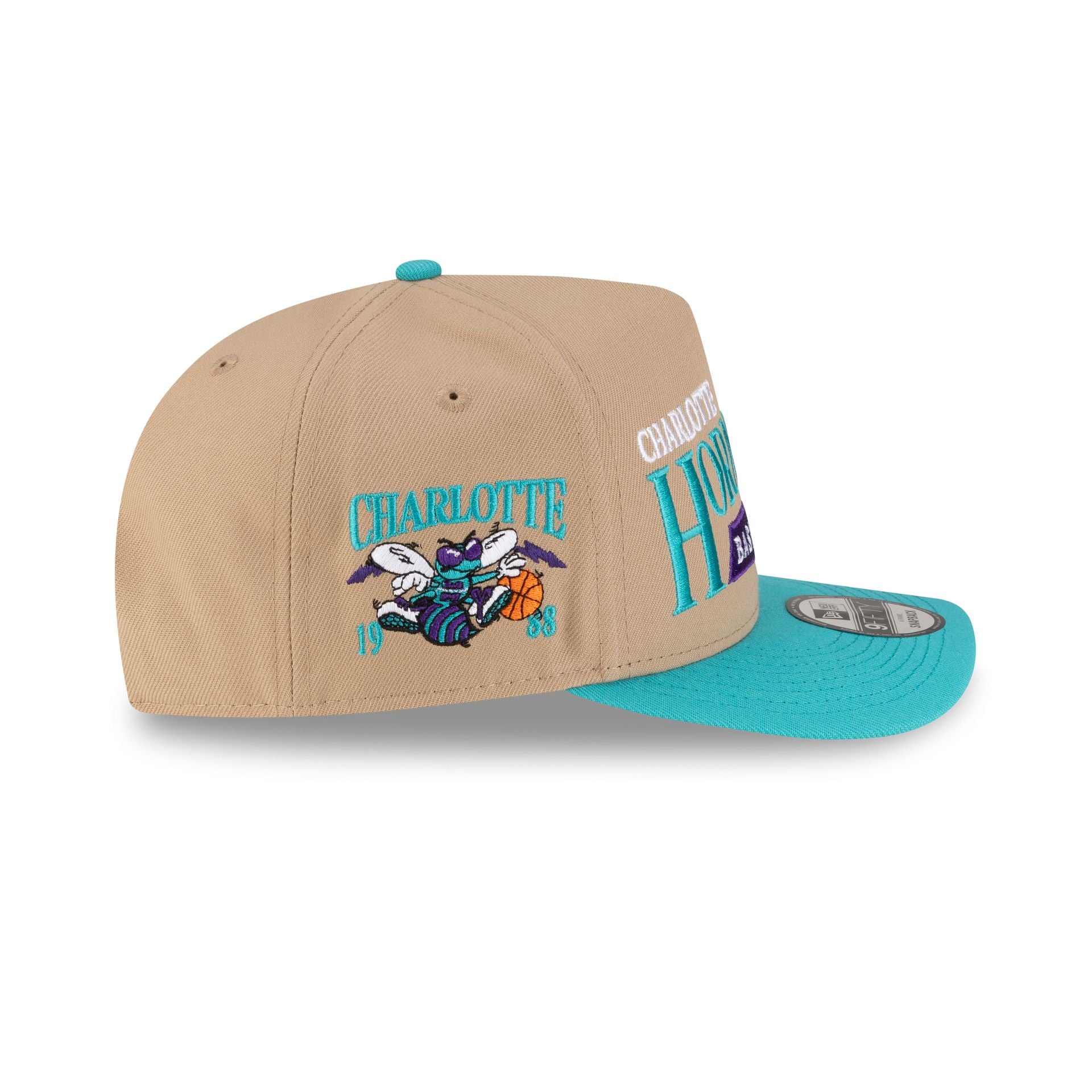 Charlotte Hornets 1988-2002 Hardwood Classics Liner Camel 9FIFTY A-Fra - Image 4