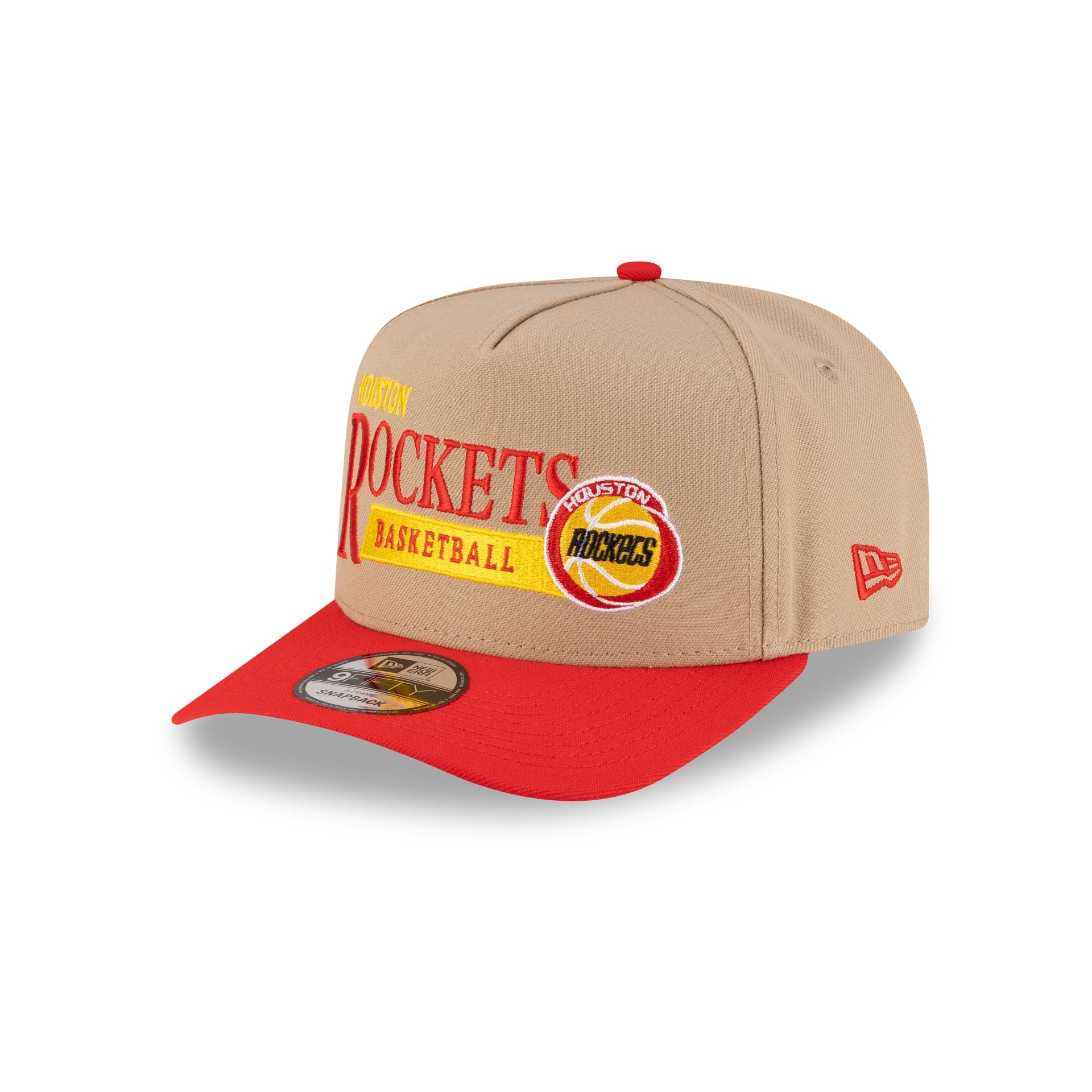 Houston Rockets 1972-1995 Hardwood Classics Liner Camel 9FIFTY A-Frame - Image 3