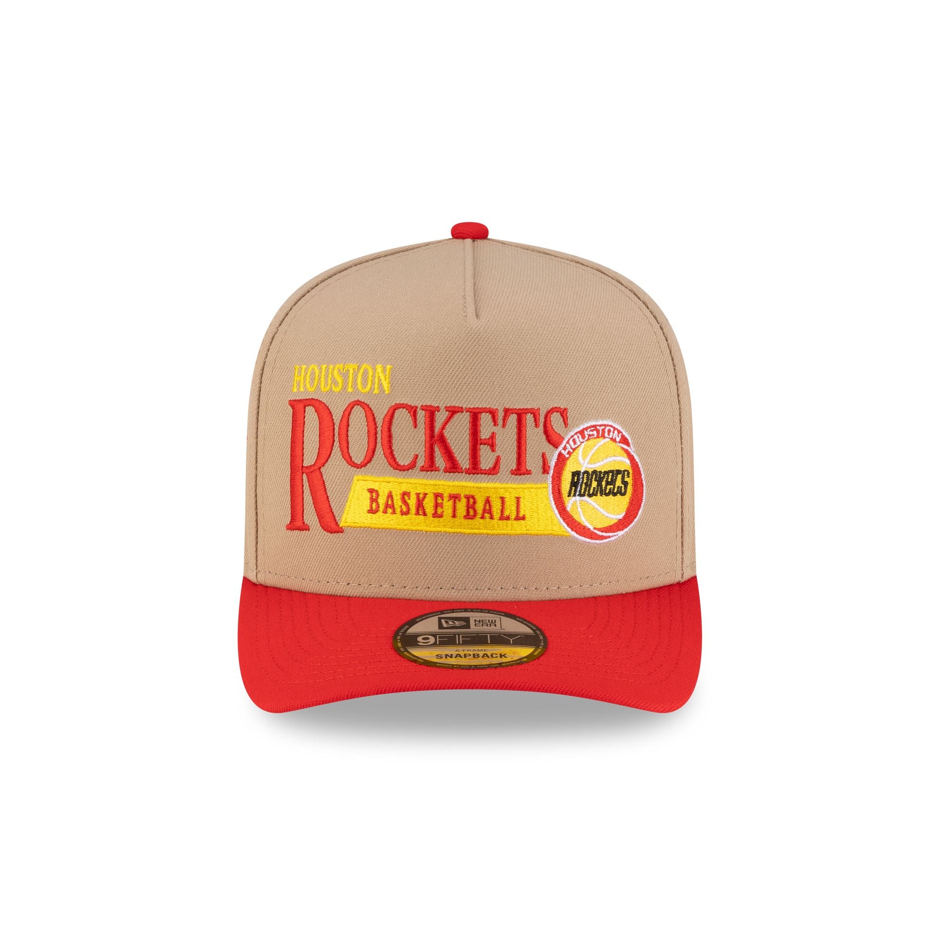Houston Rockets 1972-1995 Hardwood Classics Liner Camel 9FIFTY A-Frame - Image 2