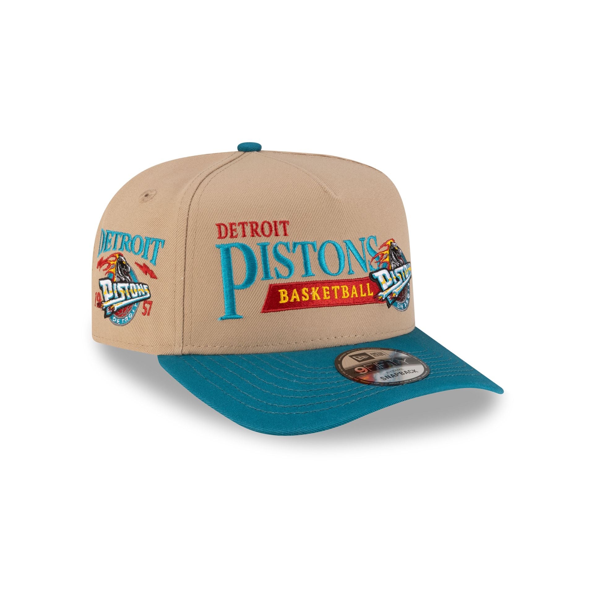 Detroit Pistons 1996-2001 Hardwood Classics Liner Camel 9FIFTY A-Frame