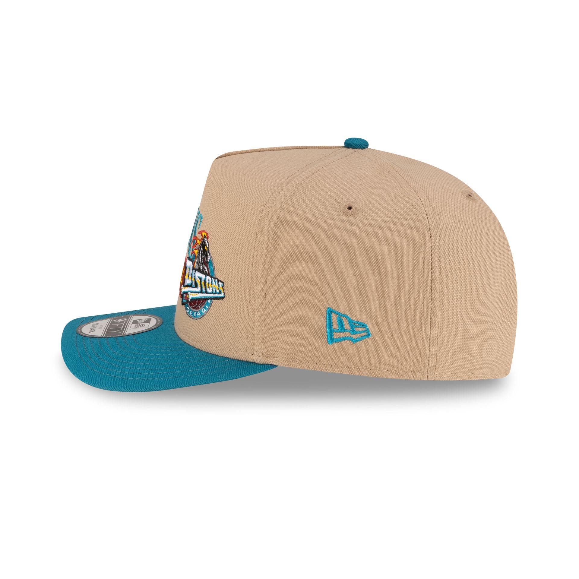 Detroit Pistons 1996-2001 Hardwood Classics Liner Camel 9FIFTY A-Frame - Image 5