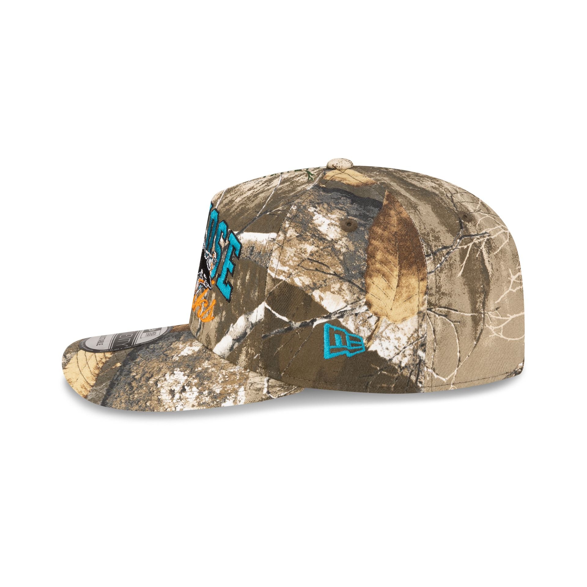 San Jose Sharks Arch Script Realtree 19TWENTY Snapback Hat - Image 5