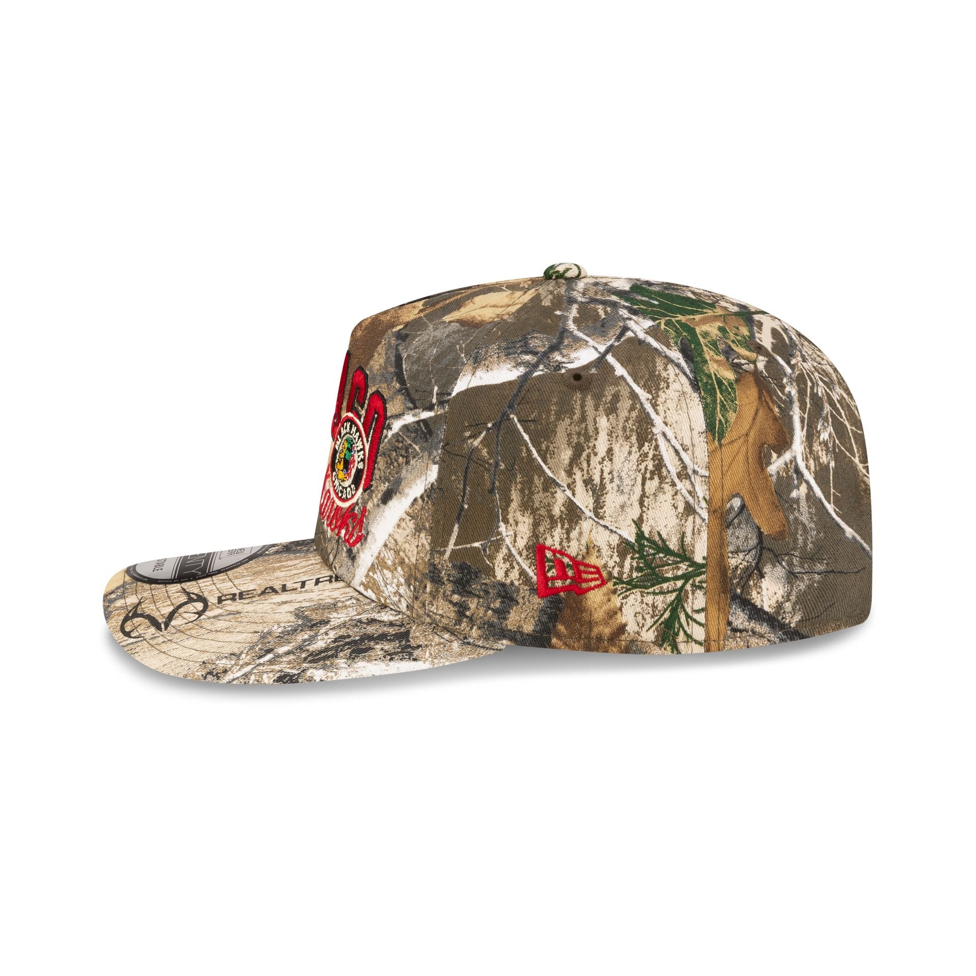 Chicago Blackhawks Arch Script Realtree 19TWENTY Snapback Hat - Image 5