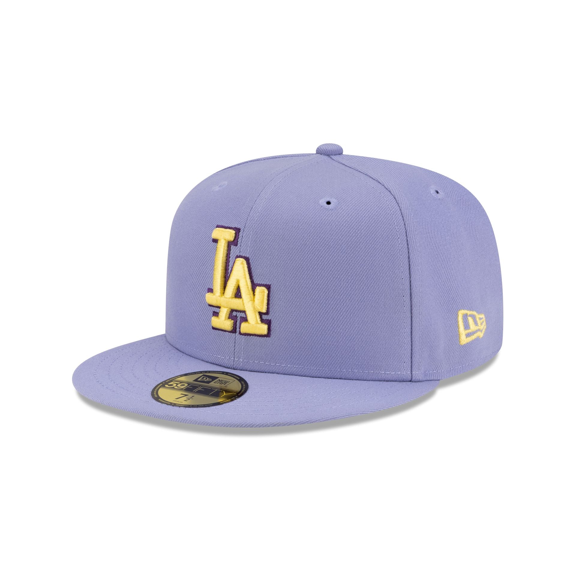 Los Angeles Dodgers Lavender Spring 59FIFTY Fitted Hat - Image 3