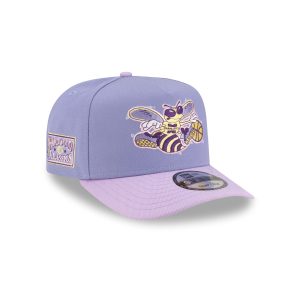 Charlotte Hornets Hardwood Classics Lavender Purple 9FIFTY A-Frame Sna
