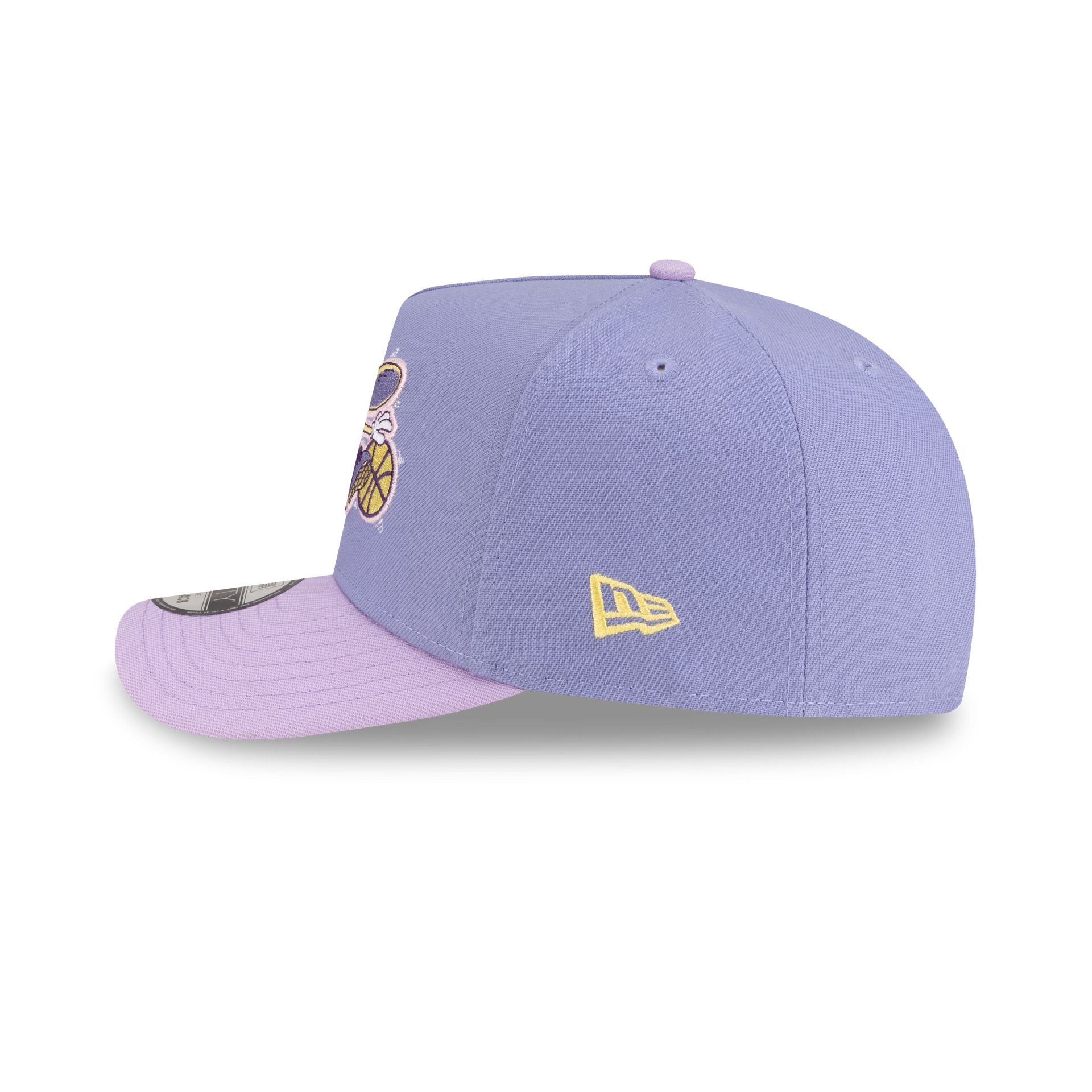 Charlotte Hornets Hardwood Classics Lavender Purple 9FIFTY A-Frame Sna - Image 5