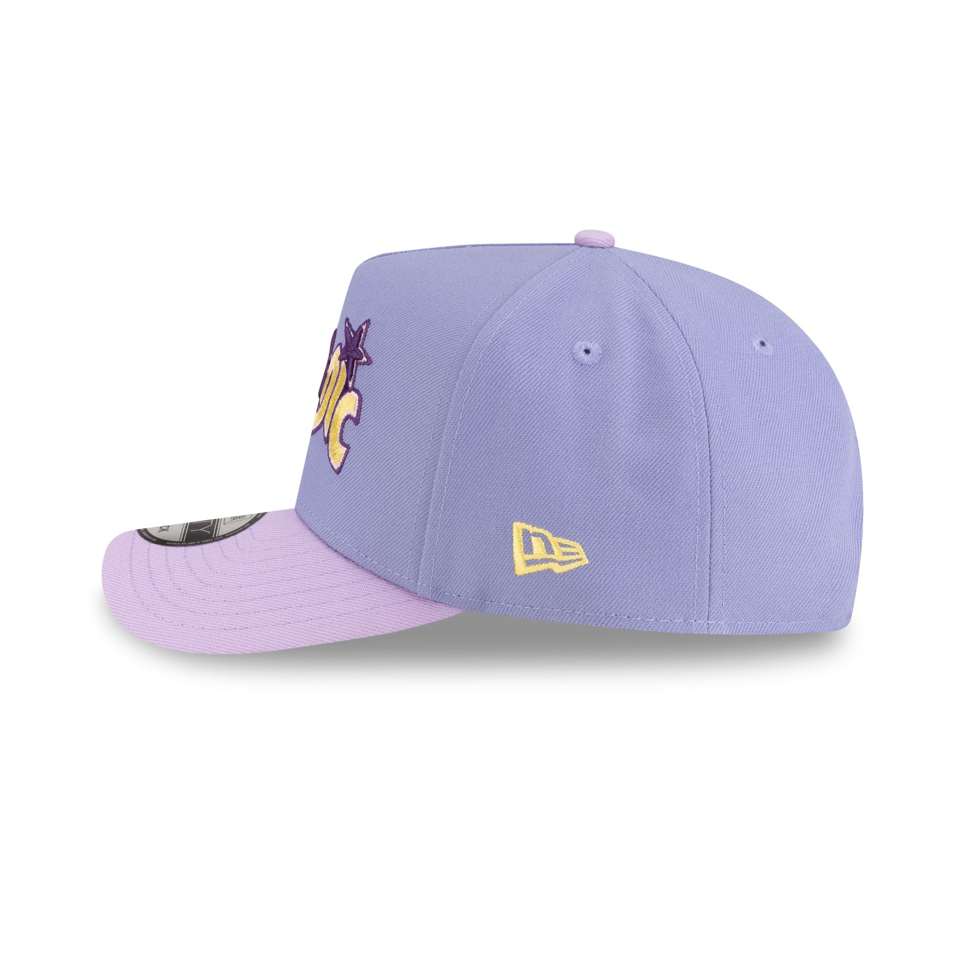 Orlando Magic Hardwood Classics Lavender Purple 9FIFTY A-Frame Snapback Hat - Image 5