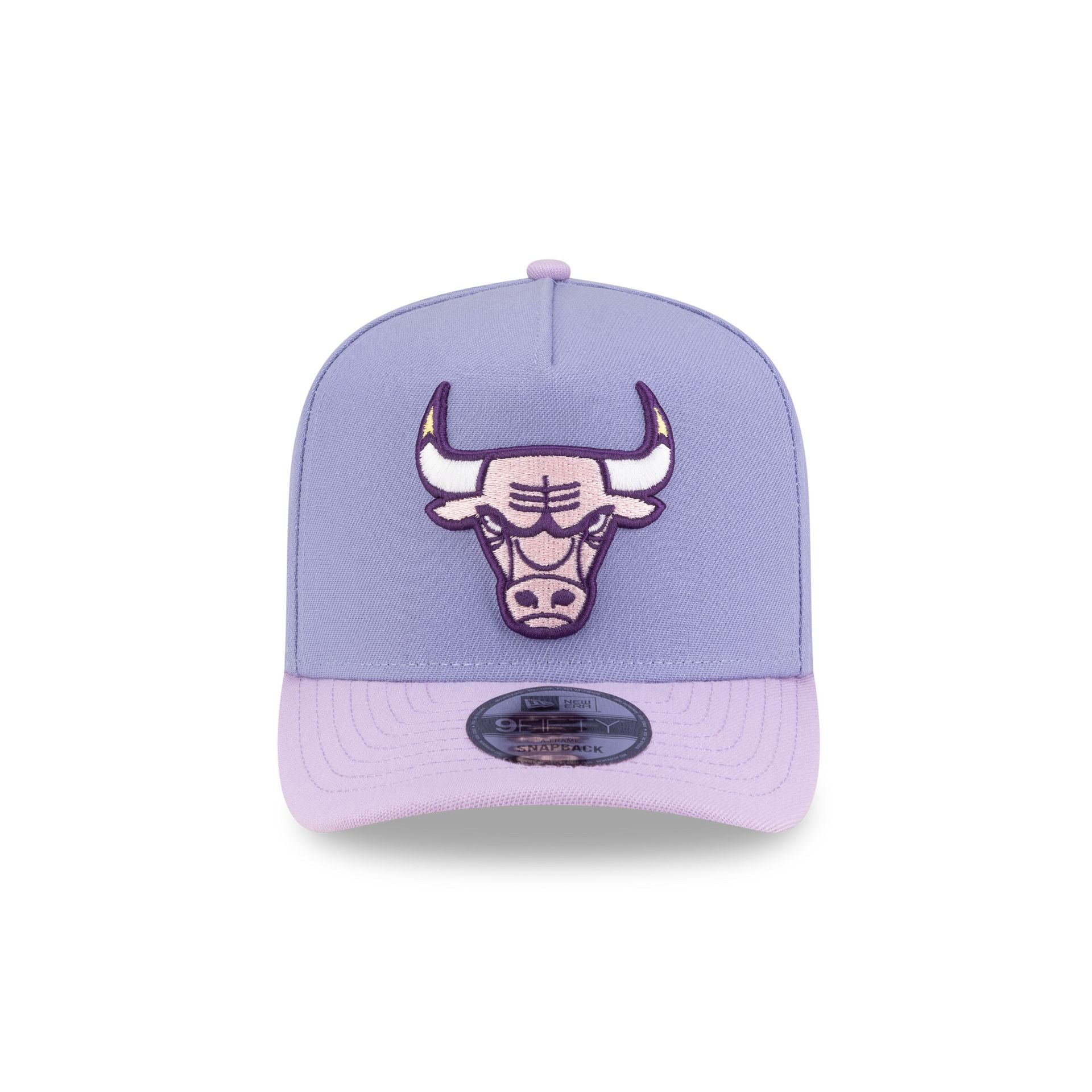 Chicago Bulls Lavender 9FIFTY A-Frame Snapback Hat - Image 2