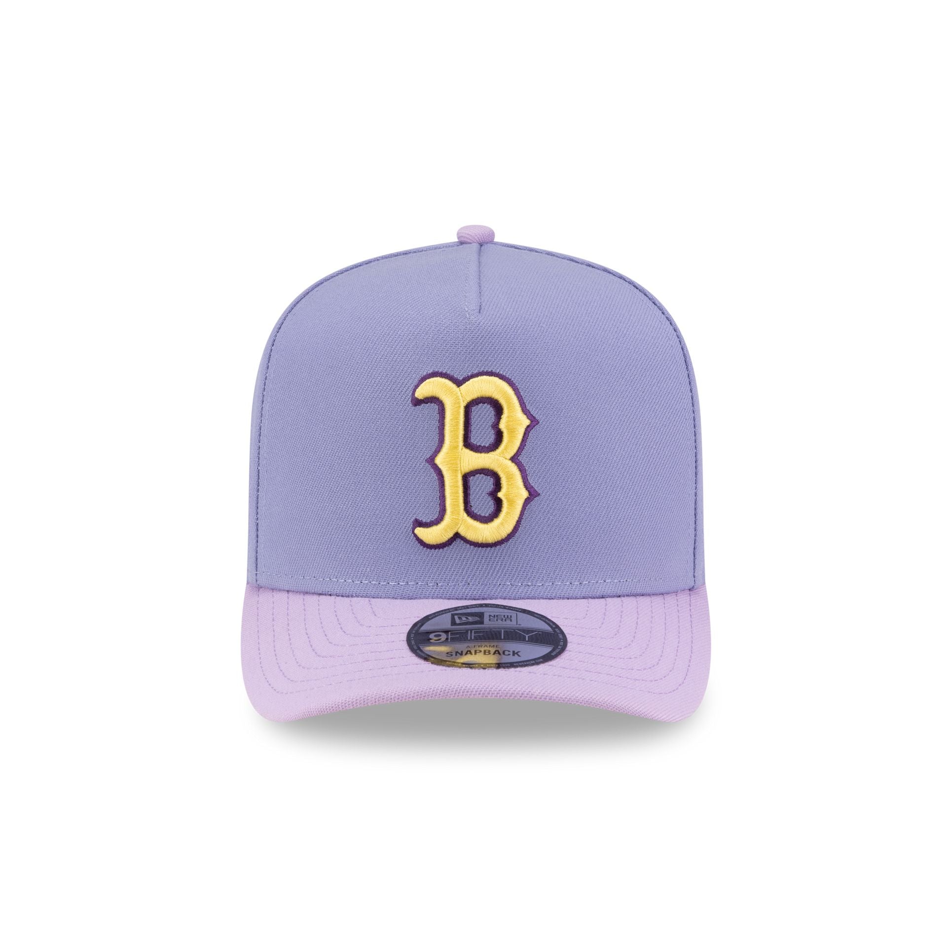 Boston Red Sox Lavender 9FIFTY A-Frame Snapback Hat - Image 2