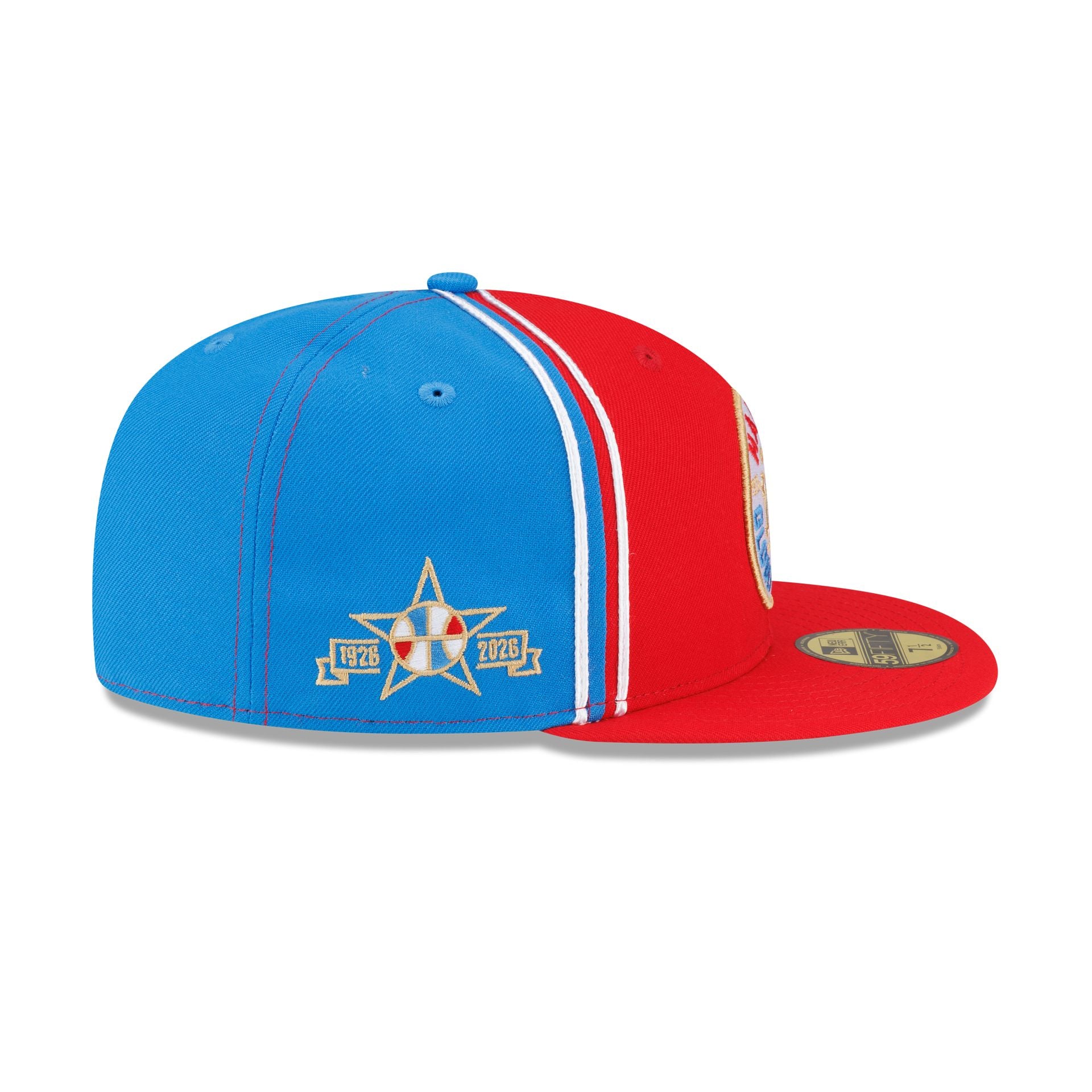 Harlem Globetrotters 100th Anniversary Red 59FIFTY Fitted Hat - Image 4