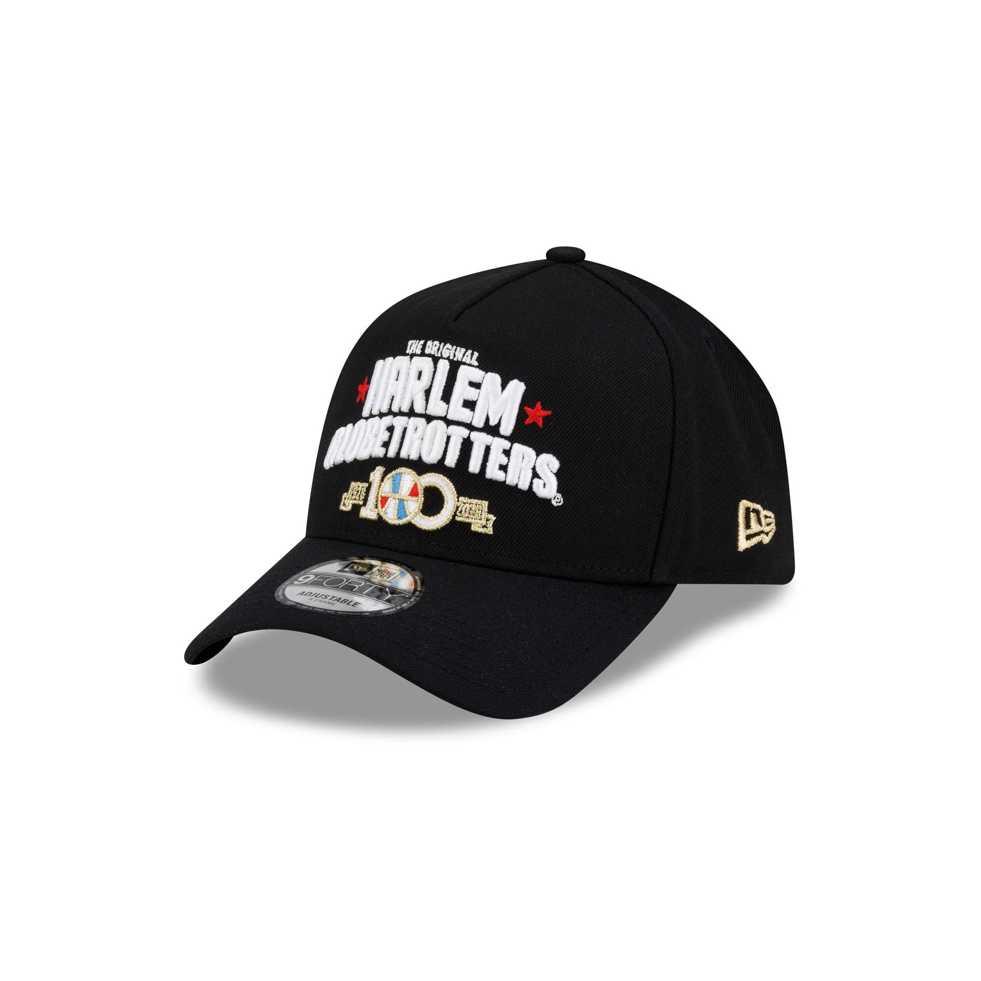 Harlem Globetrotters 100th Anniversary Black 9FORTY A-Frame Snapback H - Image 3