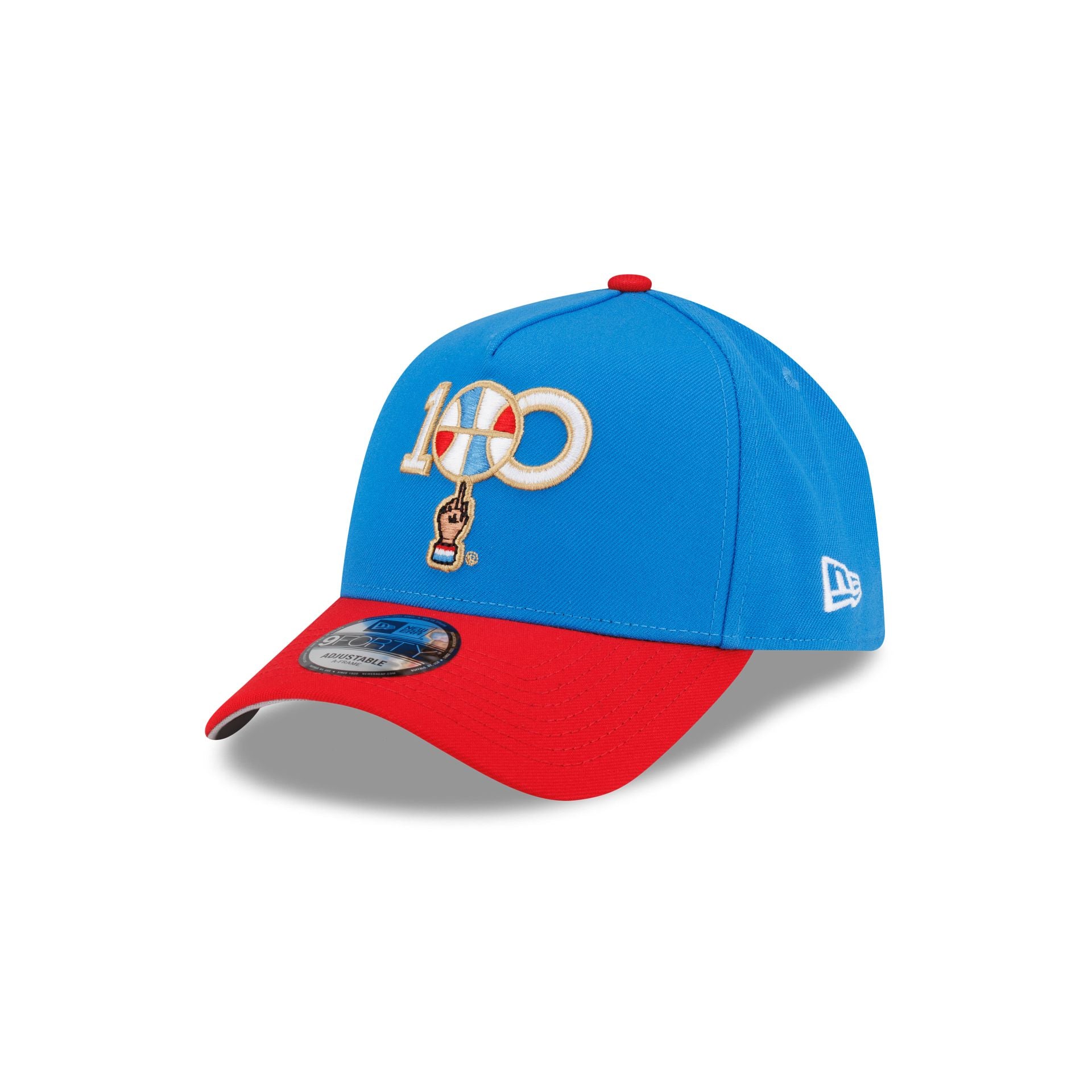 Harlem Globetrotters 100th Anniversary Blue 9FORTY A-Frame Snapback Ha - Image 3