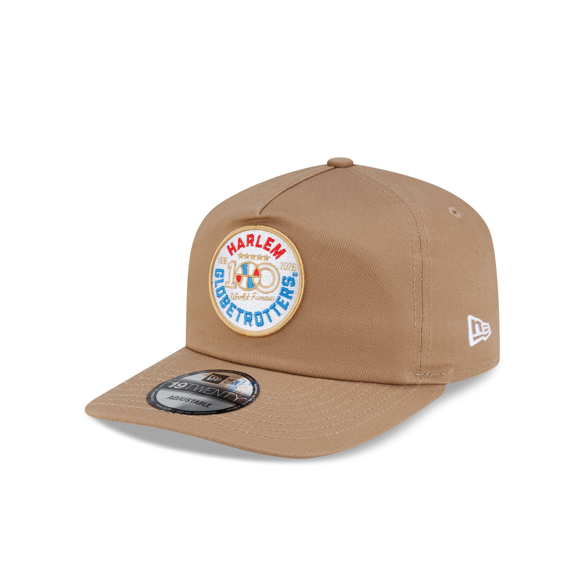 Harlem Globetrotters 100th Anniversary Khaki 19TWENTY Adjustable Hat - Image 3