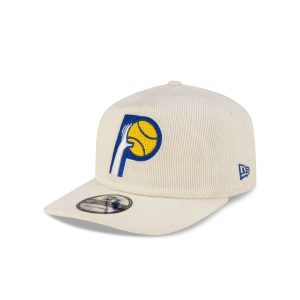 Indiana Pacers Hardwood Classics 80s Chrome Corduroy 19TWENTY Adjustab