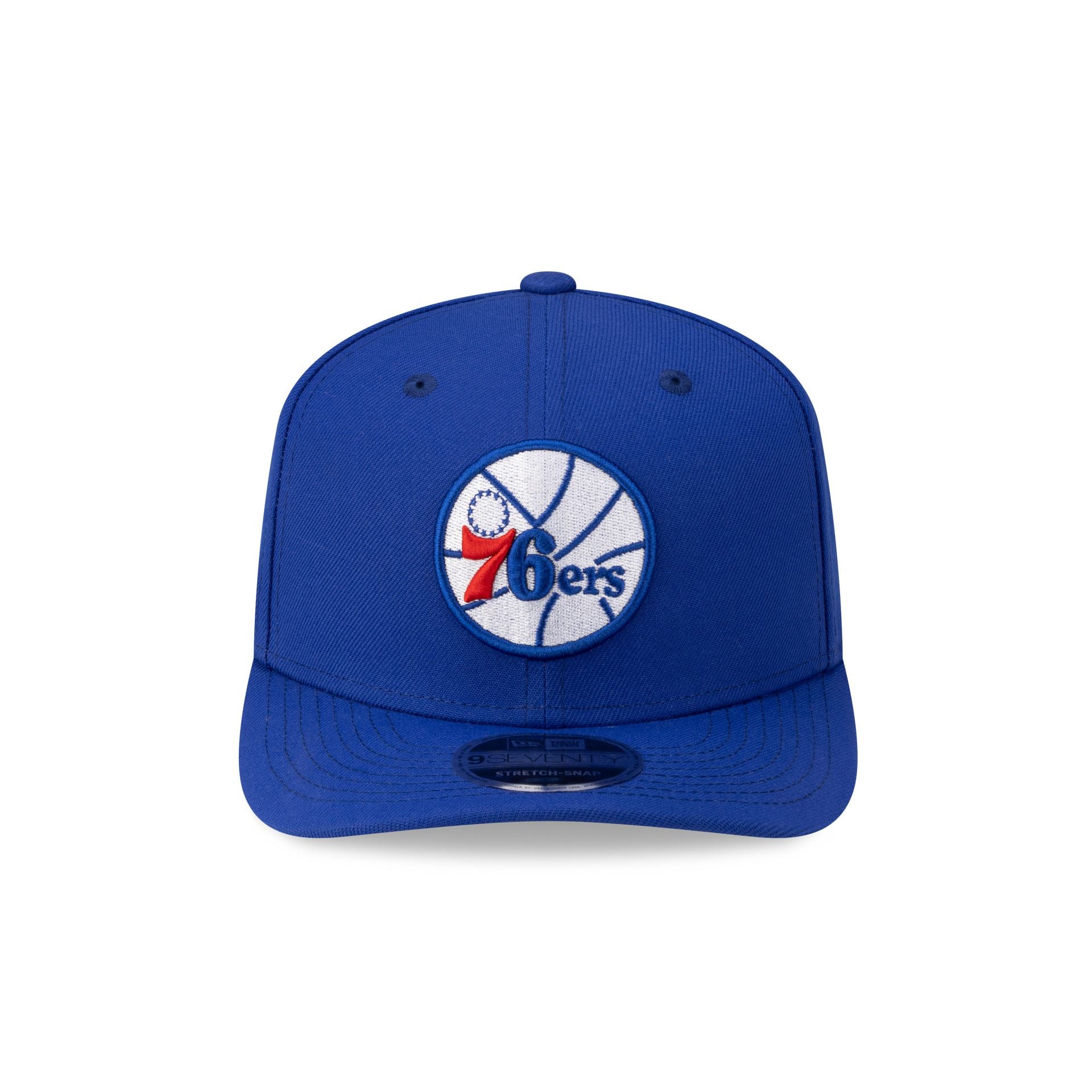 Philadelphia 76ers Hardwood Classics 80s 9SEVENTY Stretch-Snap Hat - Image 2