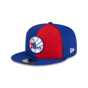 Philadelphia 76ers Hardwood Classics 80s Pinwheel 59FIFTY Fitted Hat