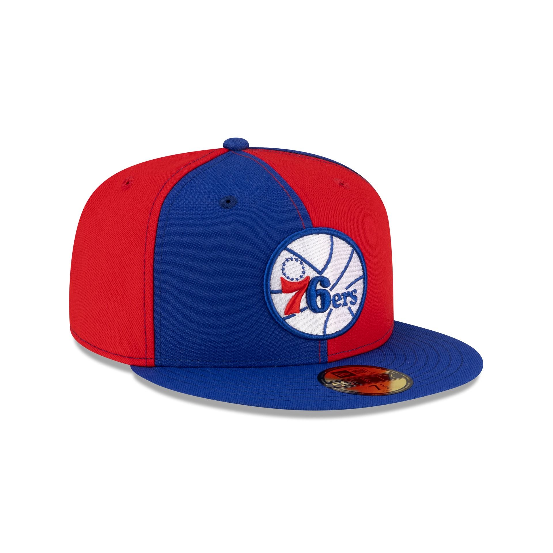 Philadelphia 76ers Hardwood Classics 80s Pinwheel 59FIFTY Fitted Hat - Image 3