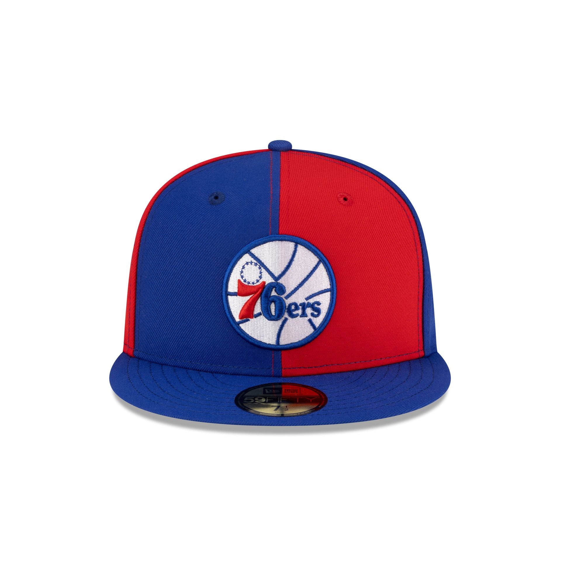 Philadelphia 76ers Hardwood Classics 80s Pinwheel 59FIFTY Fitted Hat - Image 2