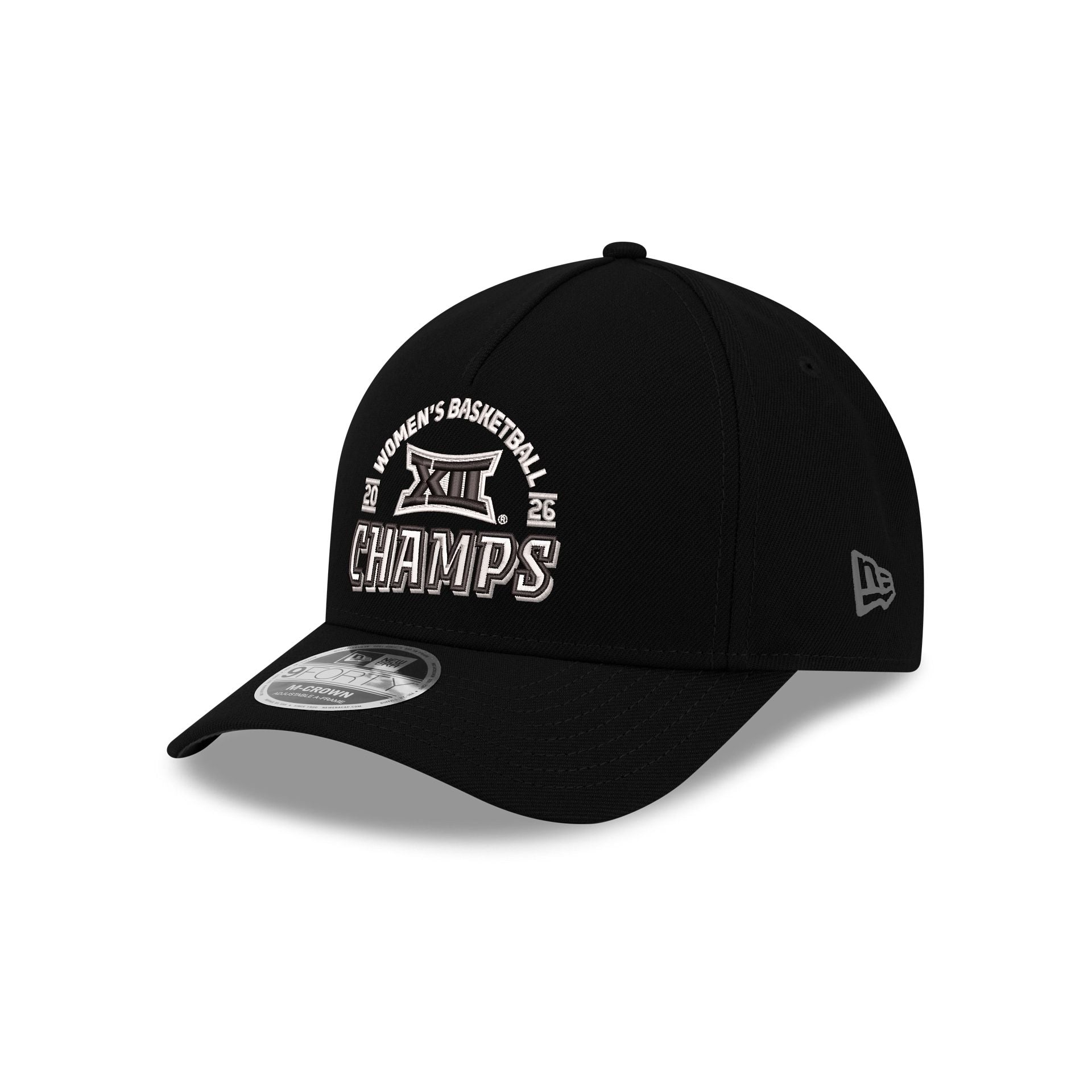 West Virginia Mountaineers 2026 Big 12 Women's Basketball Champions 9FORTY M-Crown A-Frame Snapback Hat - Image 3