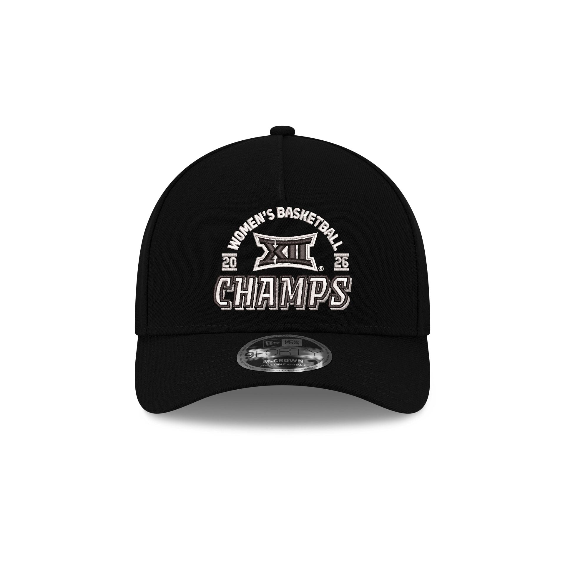 West Virginia Mountaineers 2026 Big 12 Women's Basketball Champions 9FORTY M-Crown A-Frame Snapback Hat - Image 2