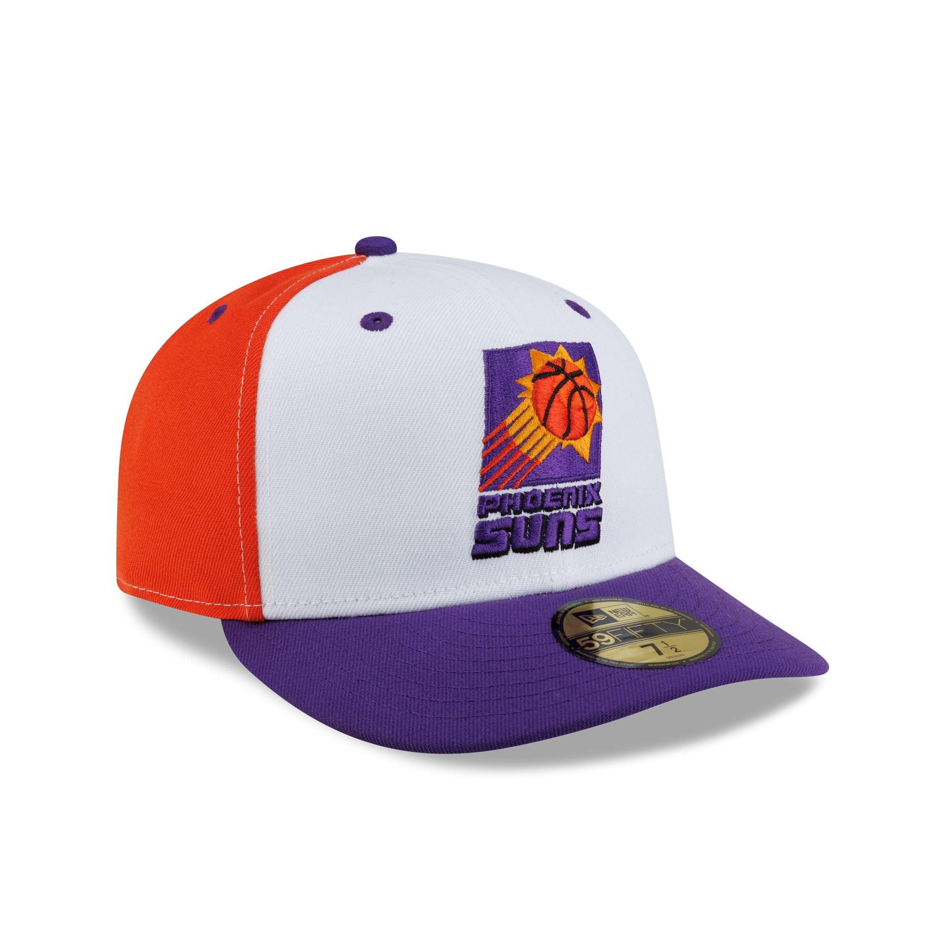 Phoenix Suns Hardwood Classics 90s White 59FIFTY Fitted Hat - Image 3